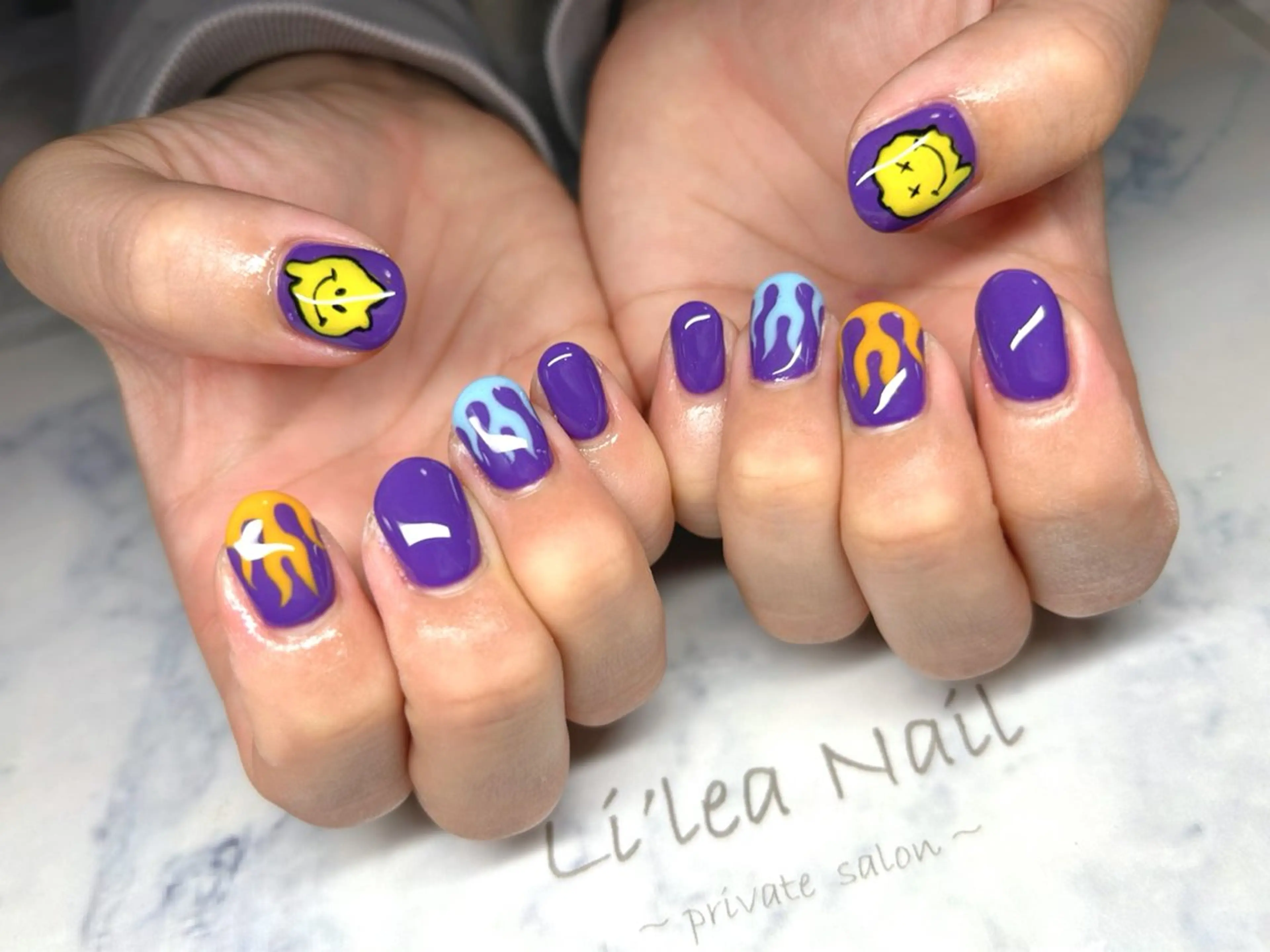 ネイル ハンドネイル Li'leaNail AINAのネイルデザイン