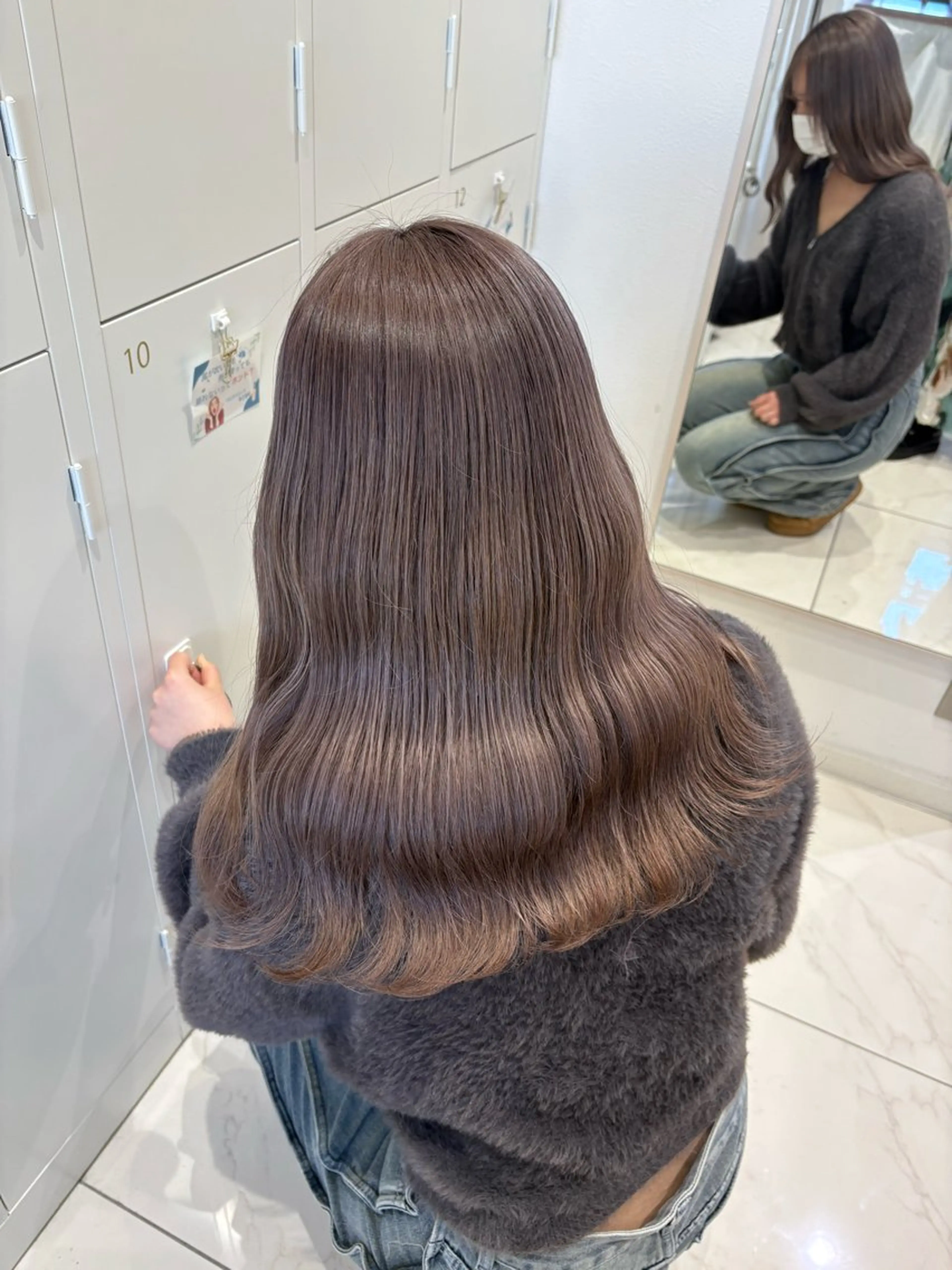 カラー 透明感カラー ヘアカラー 加藤 芽実のヘアスタイル