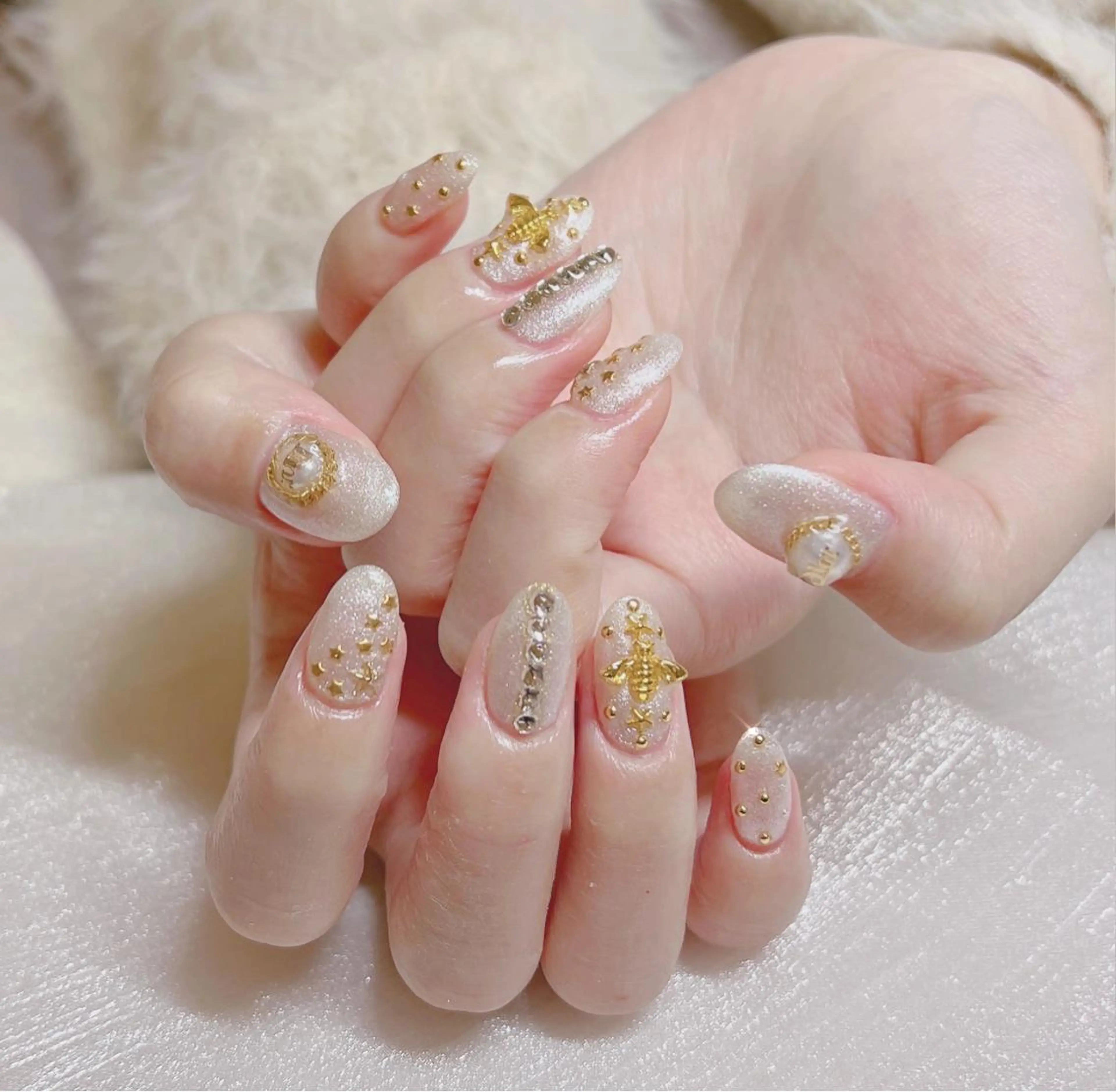 ネイル オーロラネイル フットネイル フレンチネイル ジェルネイル 韓国ネイル ハンドネイル ハンドケア EN nailsalon所属・【ENサロン】 Rei🎀Nailのネイルデザイン
