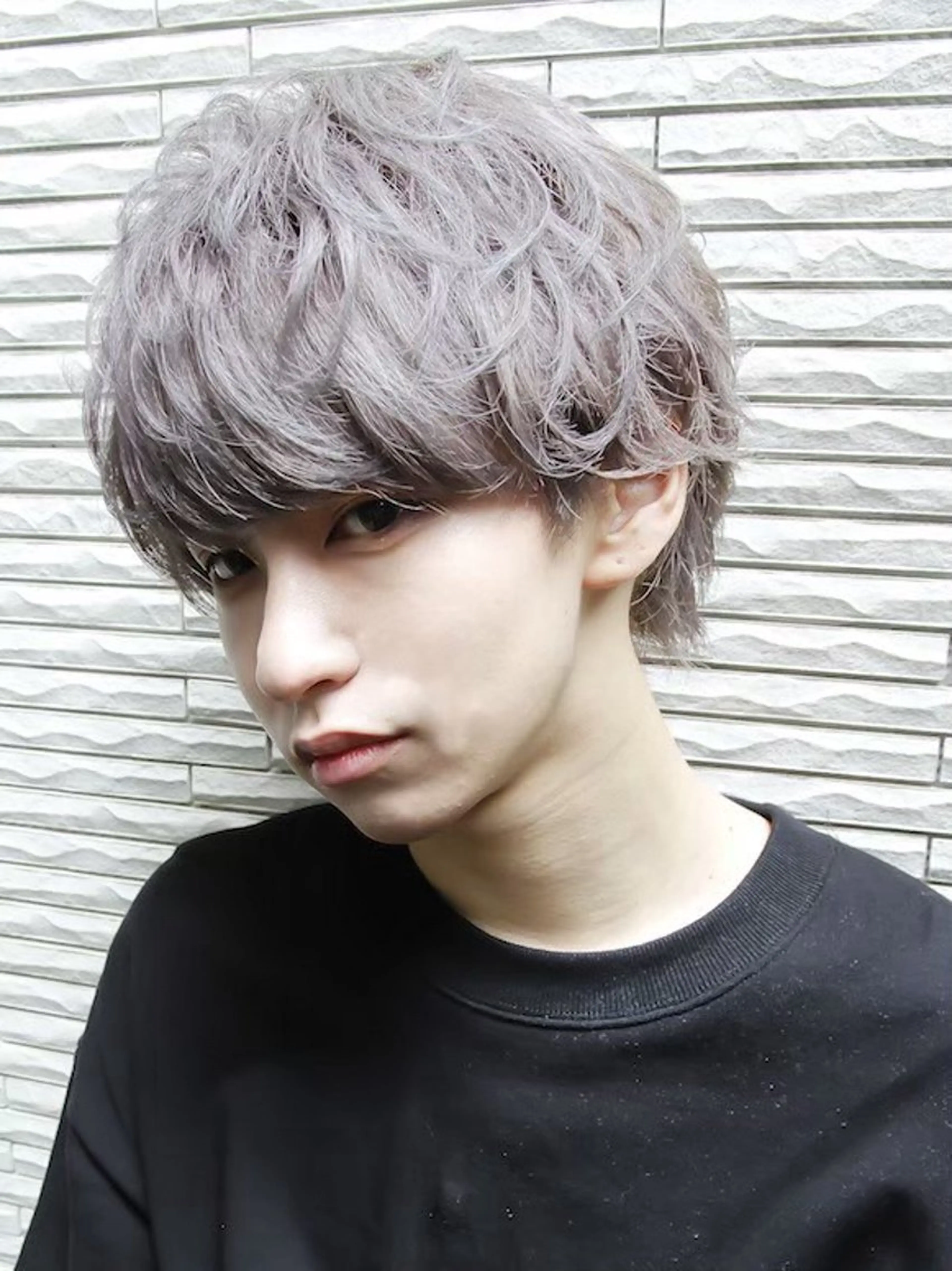 ショート カラー メンズ レディースカット ヒロヤのヘアスタイル