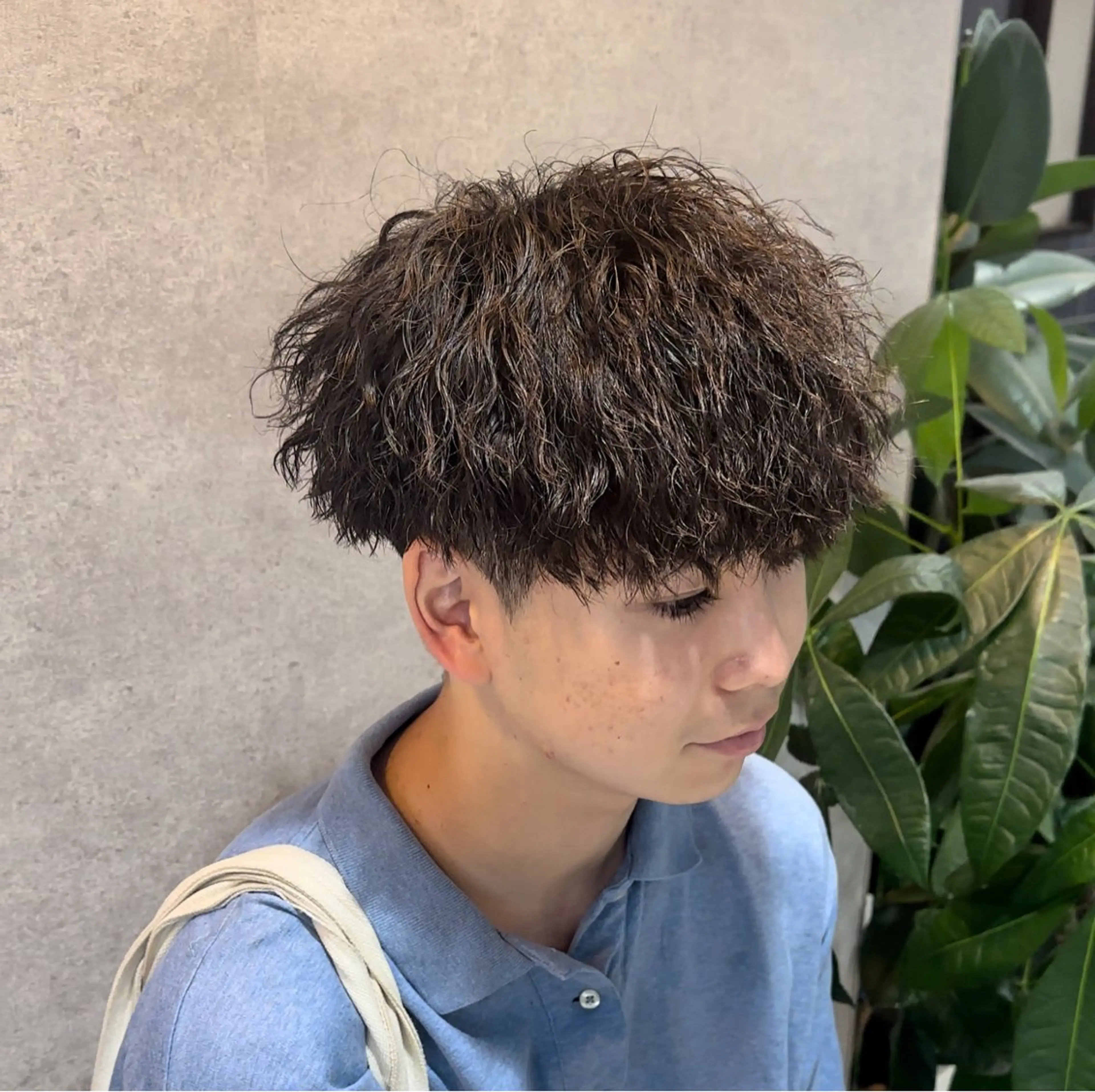 パーマ メンズ カット パーマ 🌟あゆ🌟 女子ウケスタイルのヘアスタイル