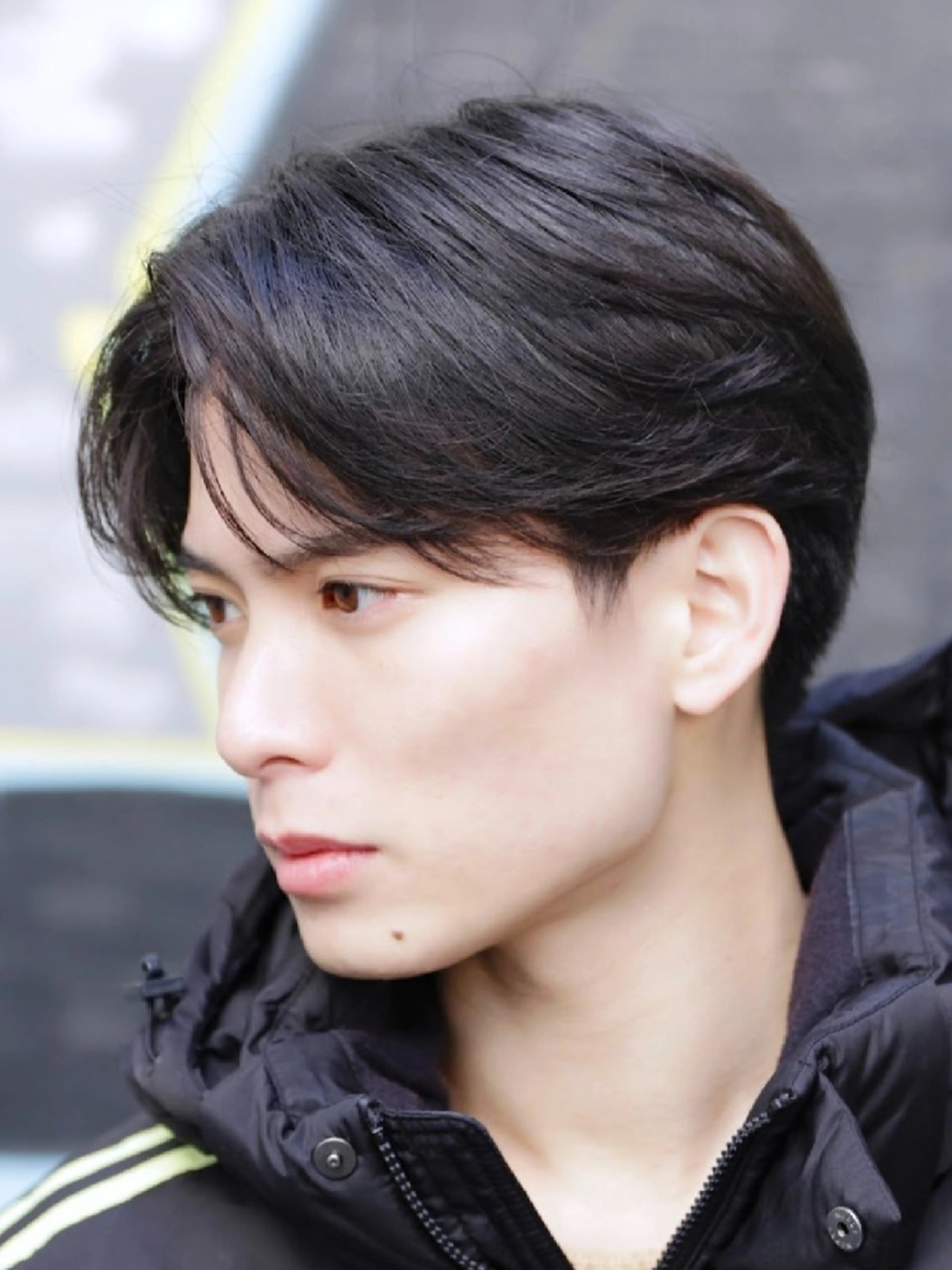 メンズ センターパート PERCUT 天王寺店所属・上向井 真志【メンズ美容師】のヘアスタイル