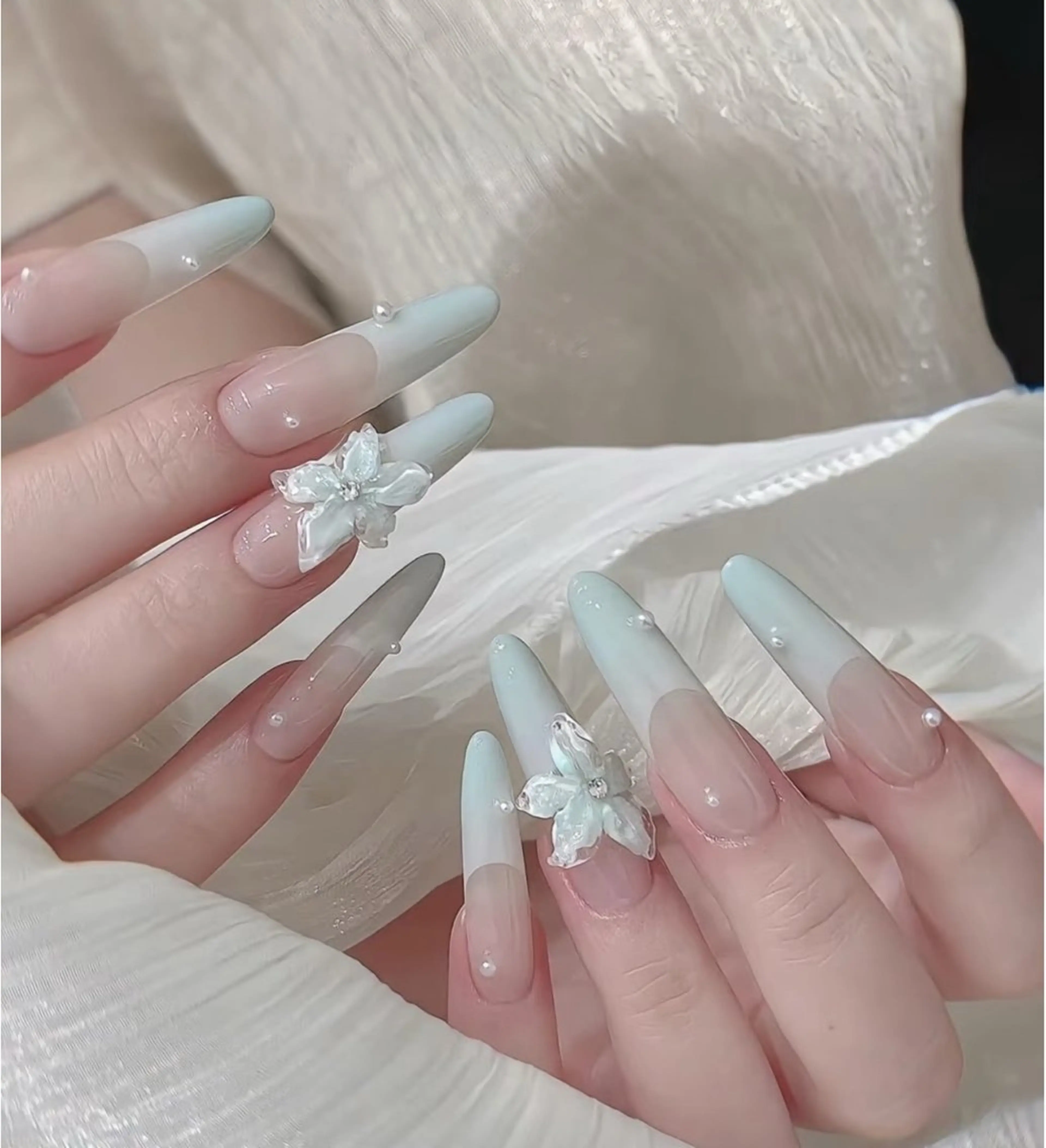 ネイル ハンドネイル 長さだし専門店 M2　rikaのネイルデザイン