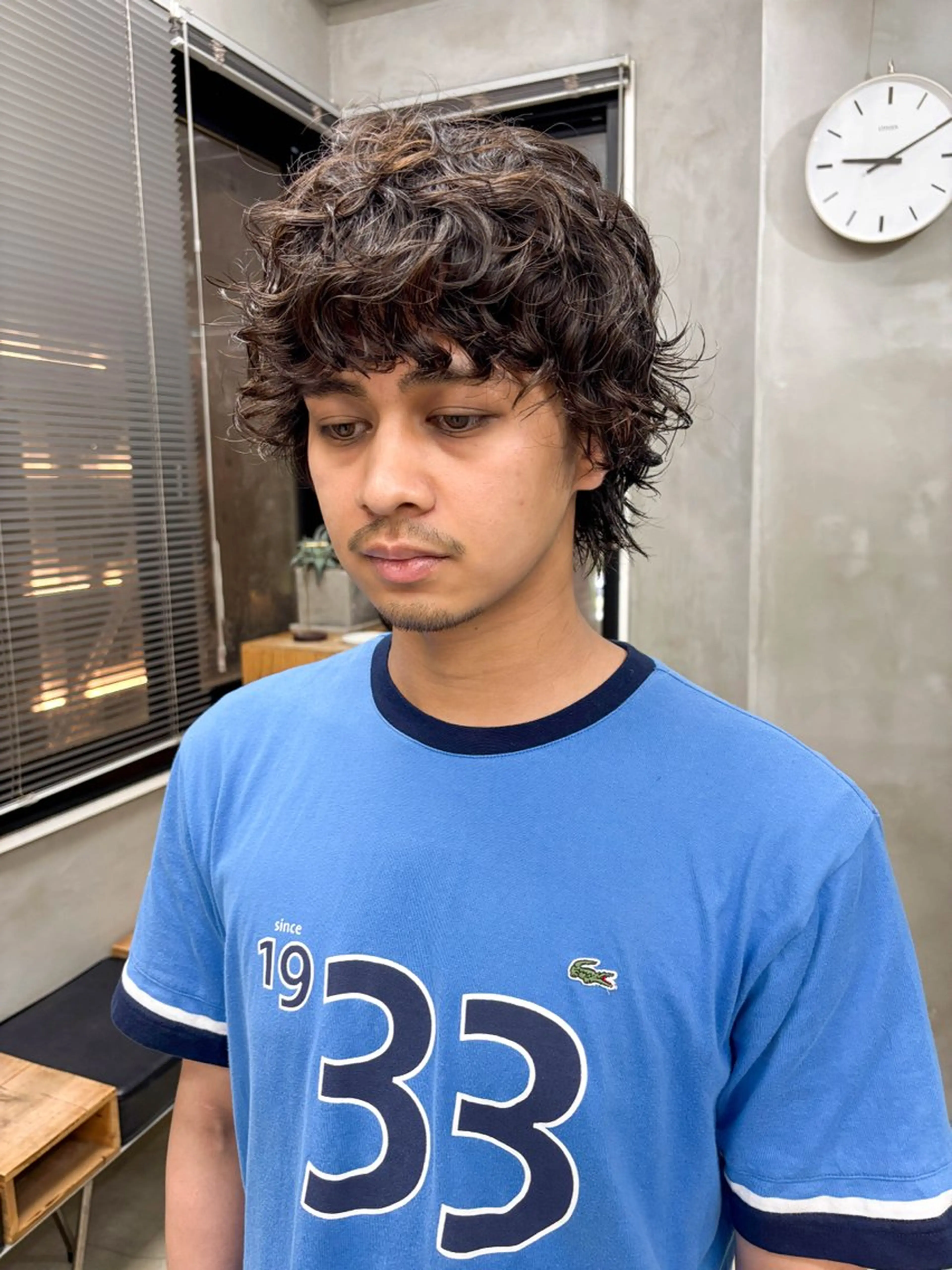 メンズ カット パーマ トリートメント tetohair 横井伴典のヘアスタイル