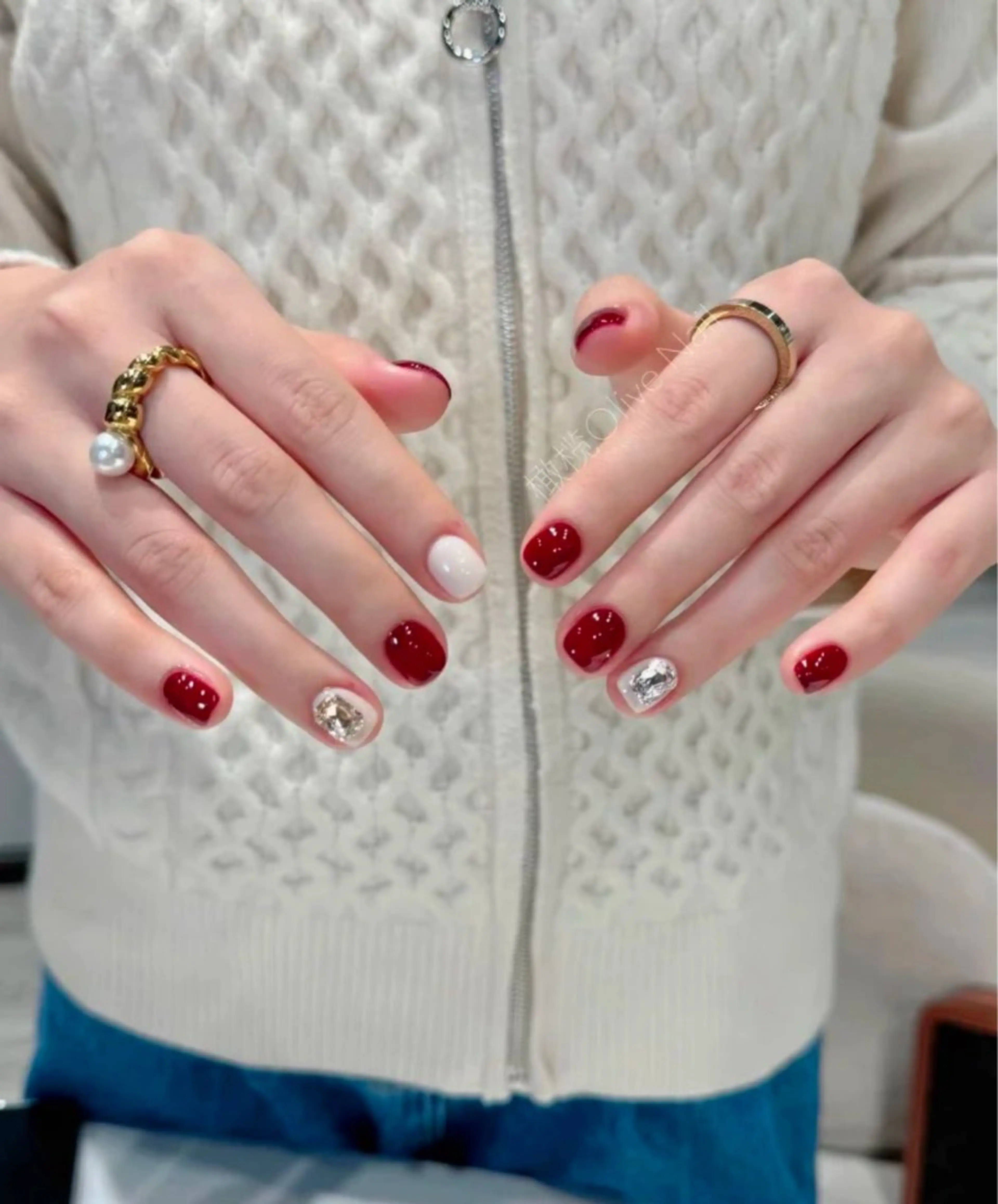 定額ネイル💅メニュー写真デザイン💕の写真