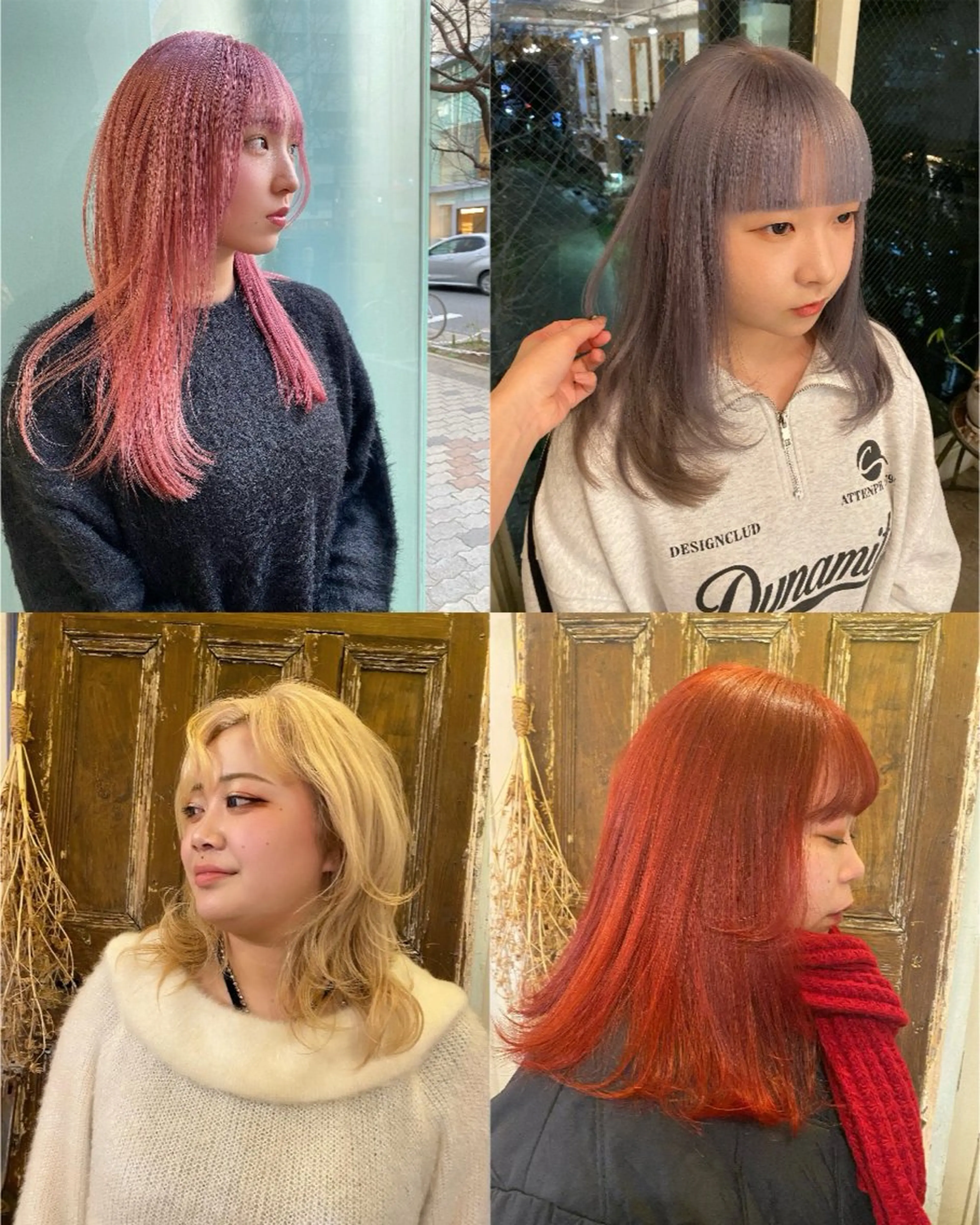 セミロング ヘアカラー トリートメント sea's所属・平果帆/レイヤー /矢場町/ブリーチのヘアスタイル
