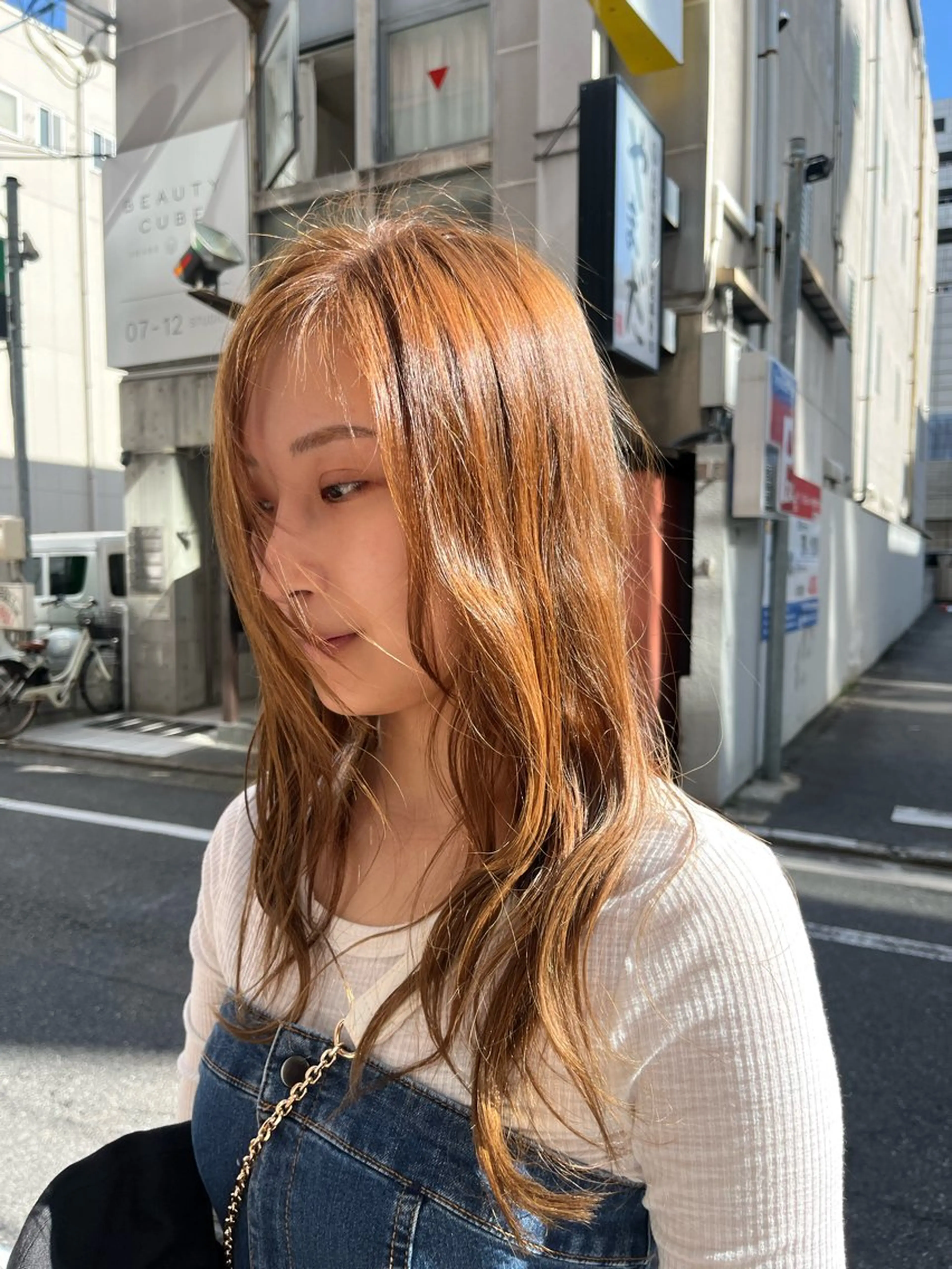 カラー ブリーチ niche所属・niche　東 くるみ 🩰のヘアスタイル