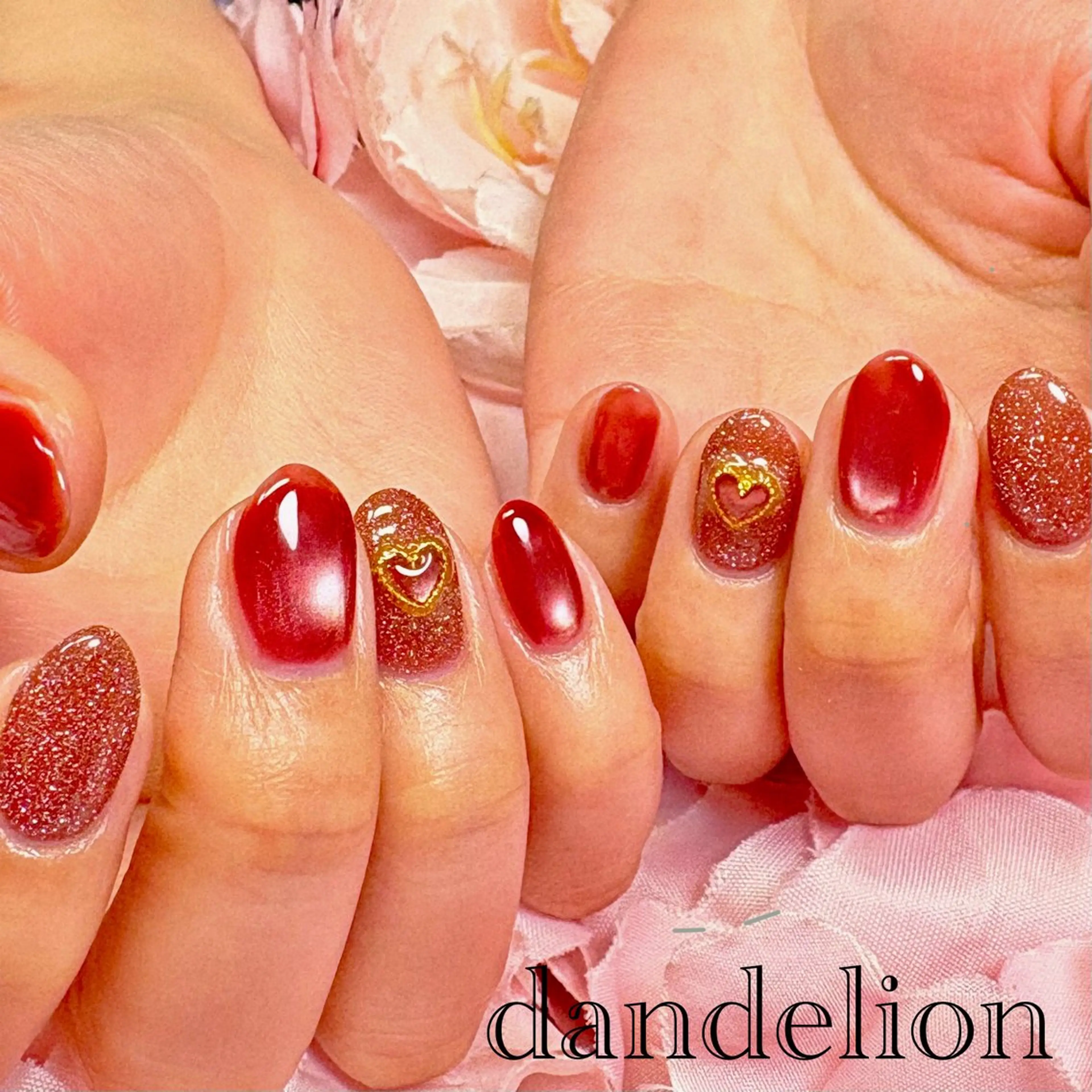 ネイル ハンドネイル ハンドケア dandelion ダンデライオンのネイルデザイン