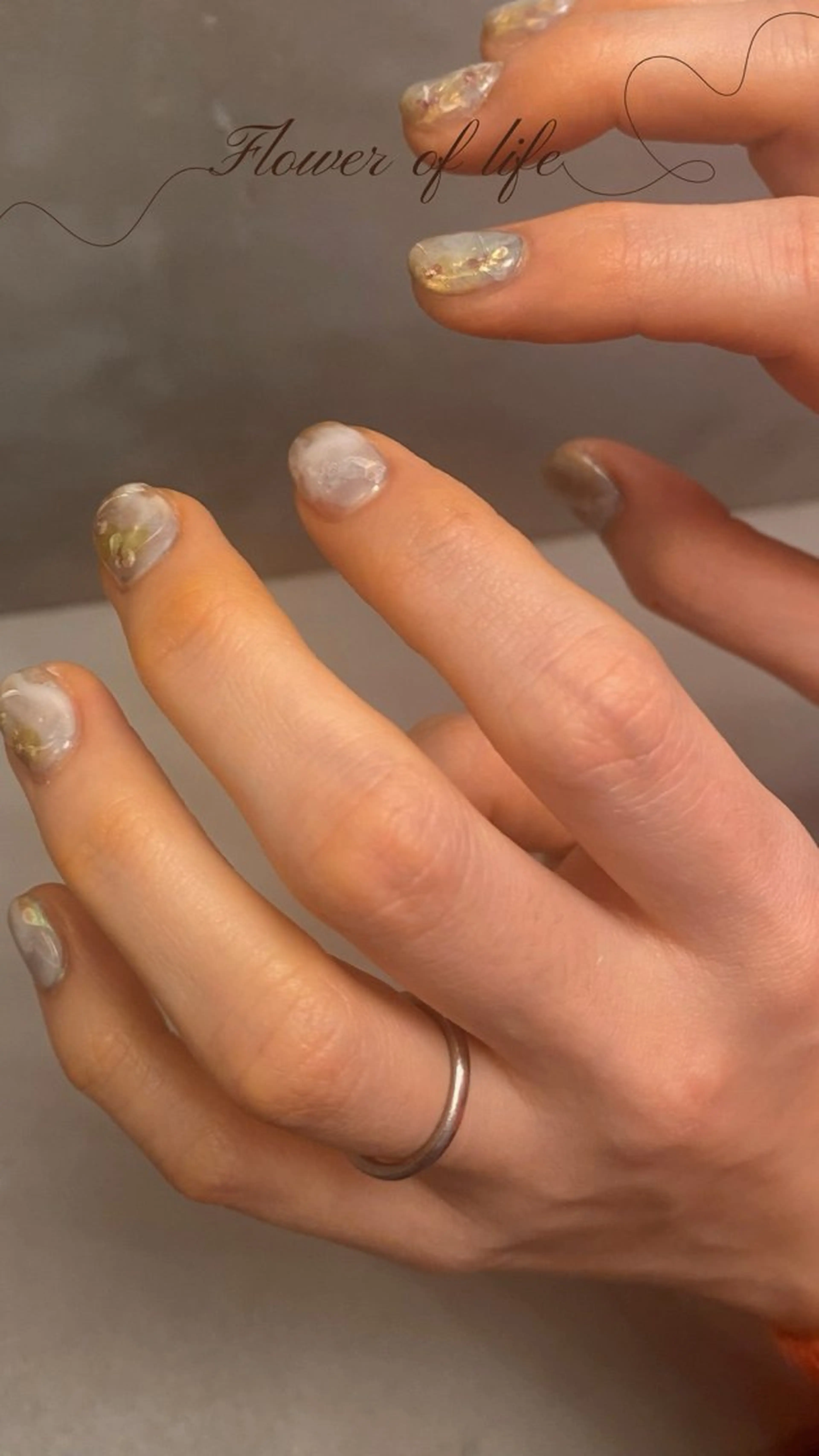 ネイル アートネイル ニュアンスネイル free hug Hiromiのネイルデザイン