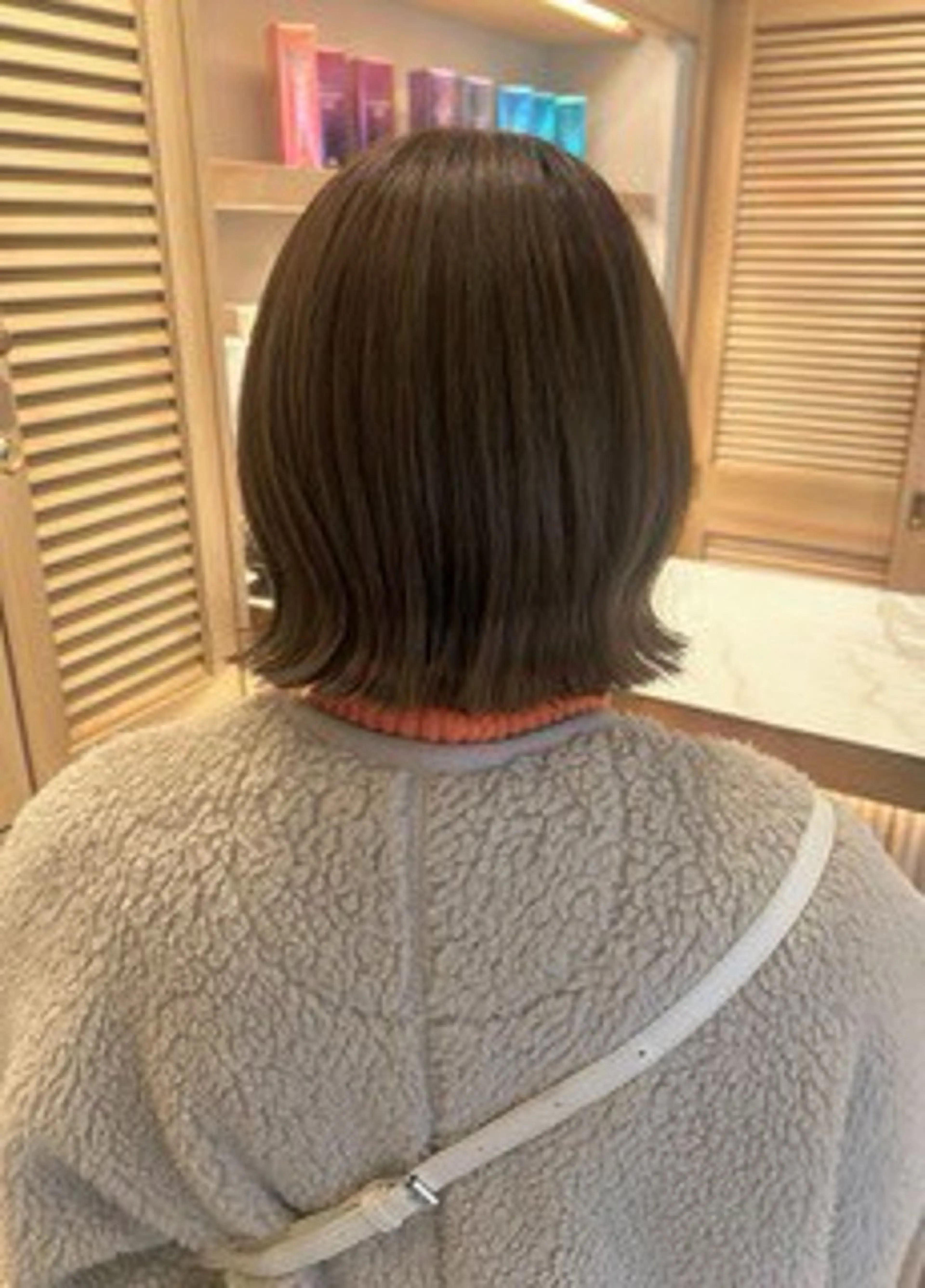 ミディアム ヘアカラー 中野 まなのヘアスタイル