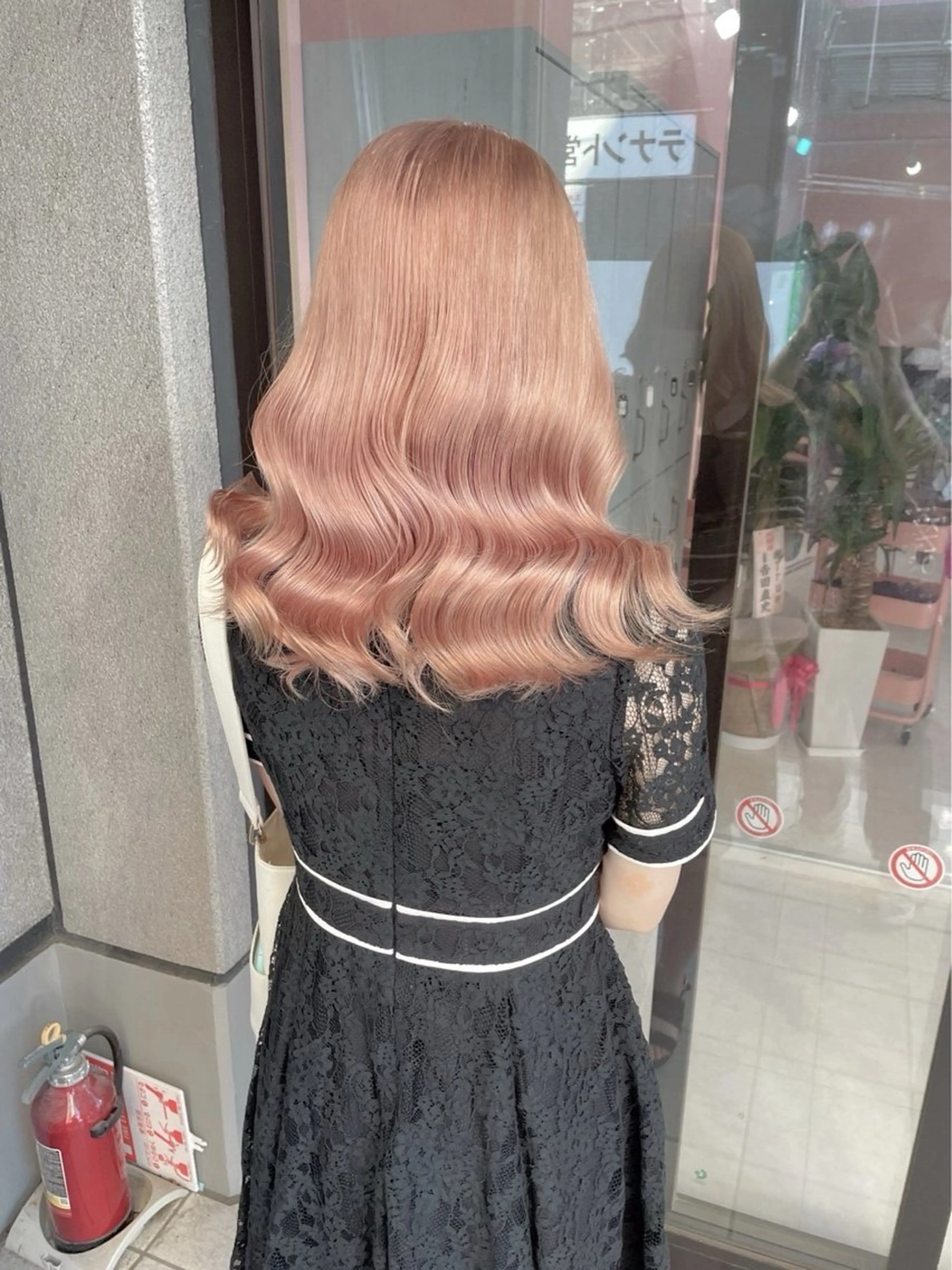 セミロング アッシュ アッシュグレー ピンクブラウン 髪質改善 タンバルモリ カット ヘアカラー トリートメント ピンク🎀ブロンド 💎ハイトーン/大和のヘアスタイル