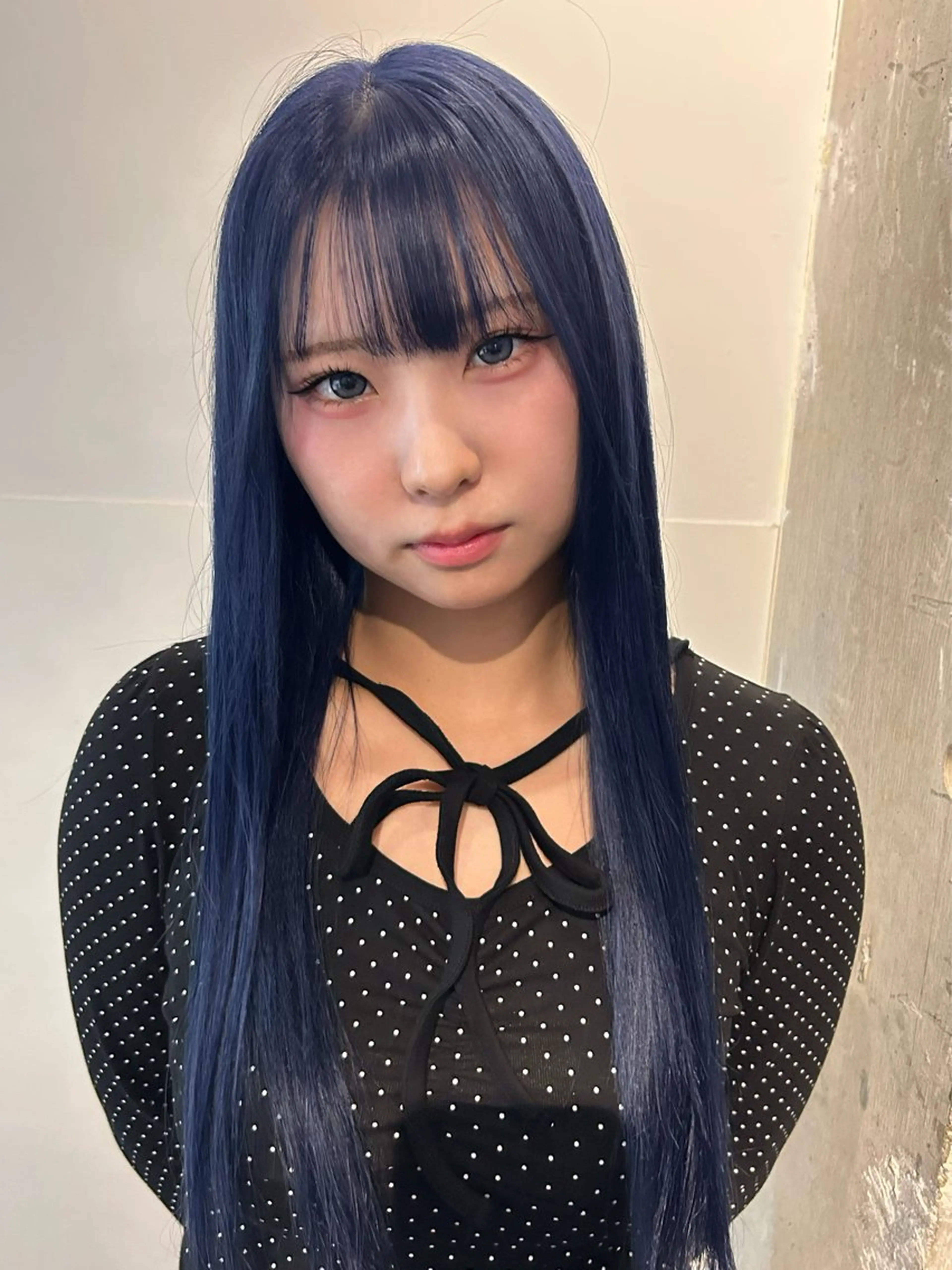ロング カラー ヘアカラー mira໒꒱· ﾟ 個性アートnailのネイルデザイン