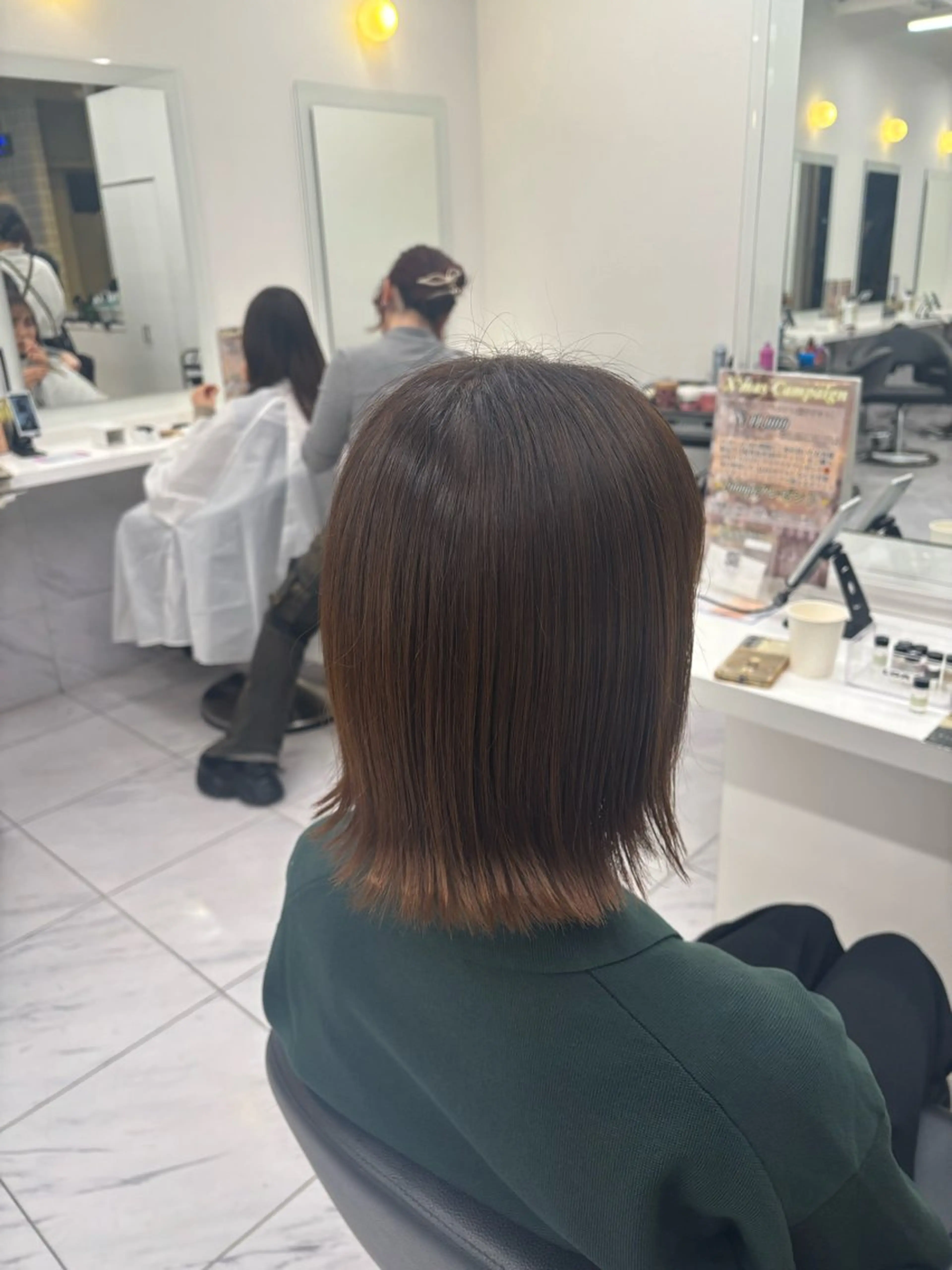 ショート ヘアカラー 🫧韓国/似合わせ RION🫧のヘアスタイル