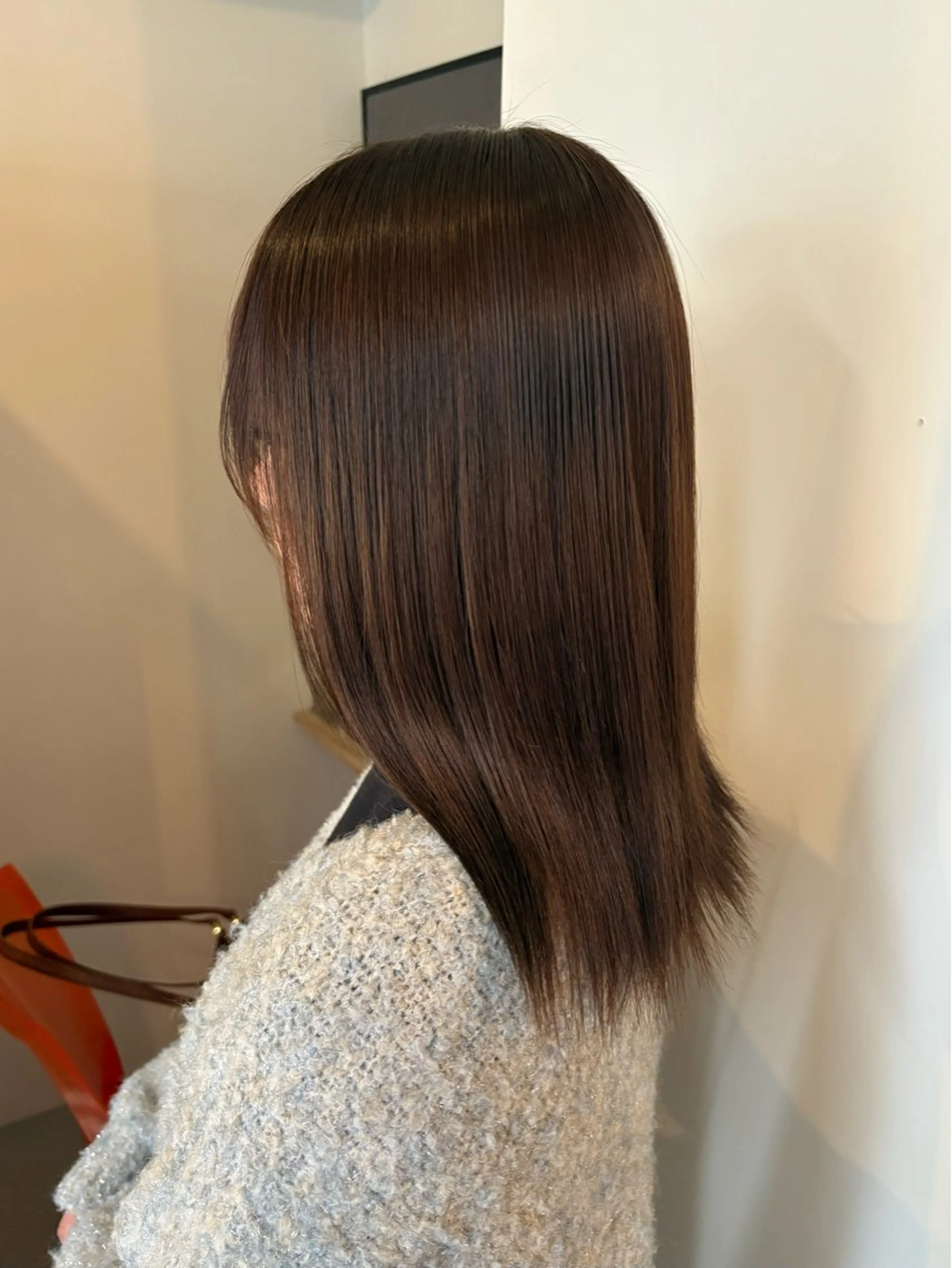 セミロング 縮毛矯正 person♡kii マオのヘアスタイル