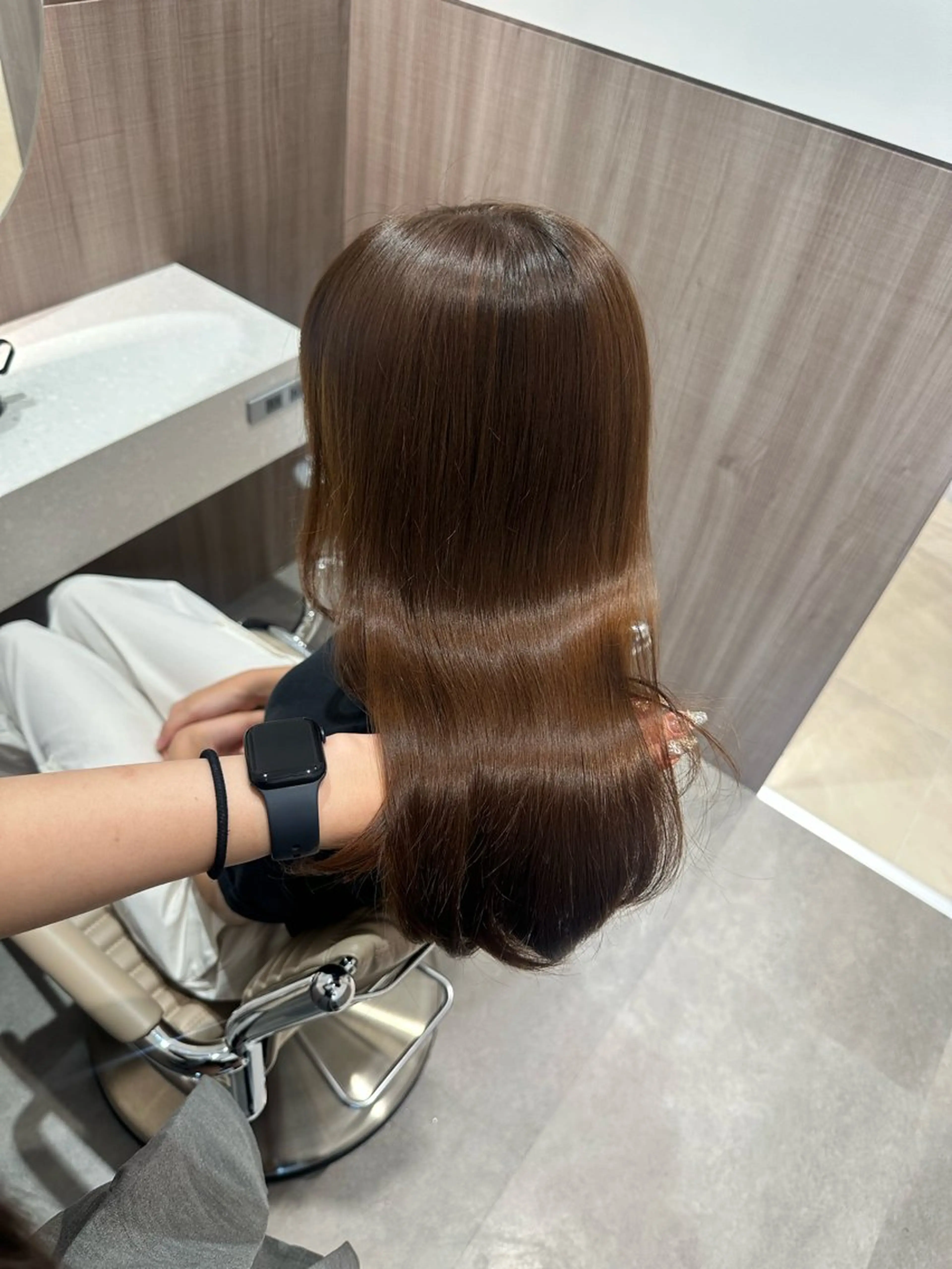 カラー マンツーマン/原宿/ 透明感カラー⭐️のヘアスタイル