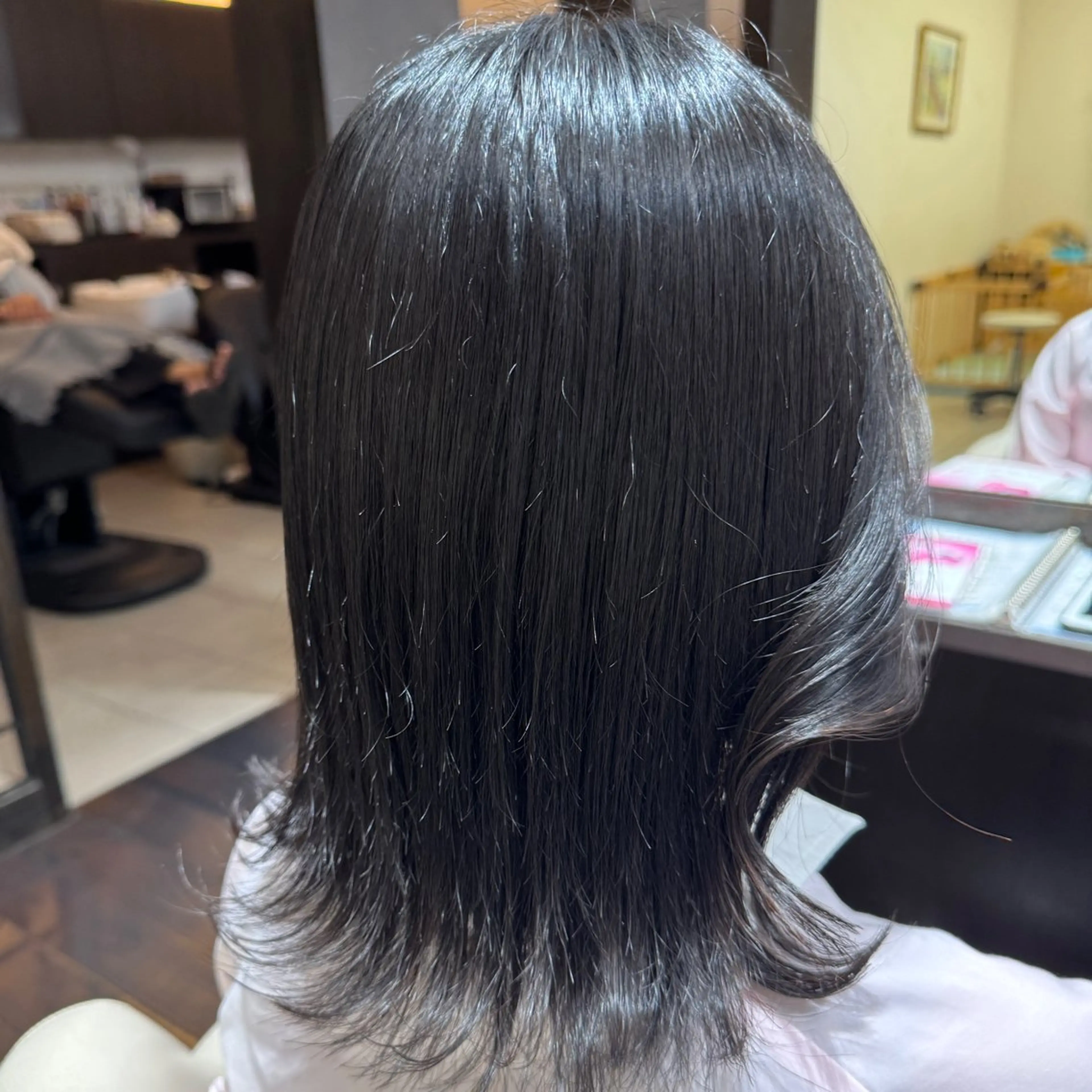 ミディアム ヘアカラー 川瀬 陽南子のヘアスタイル