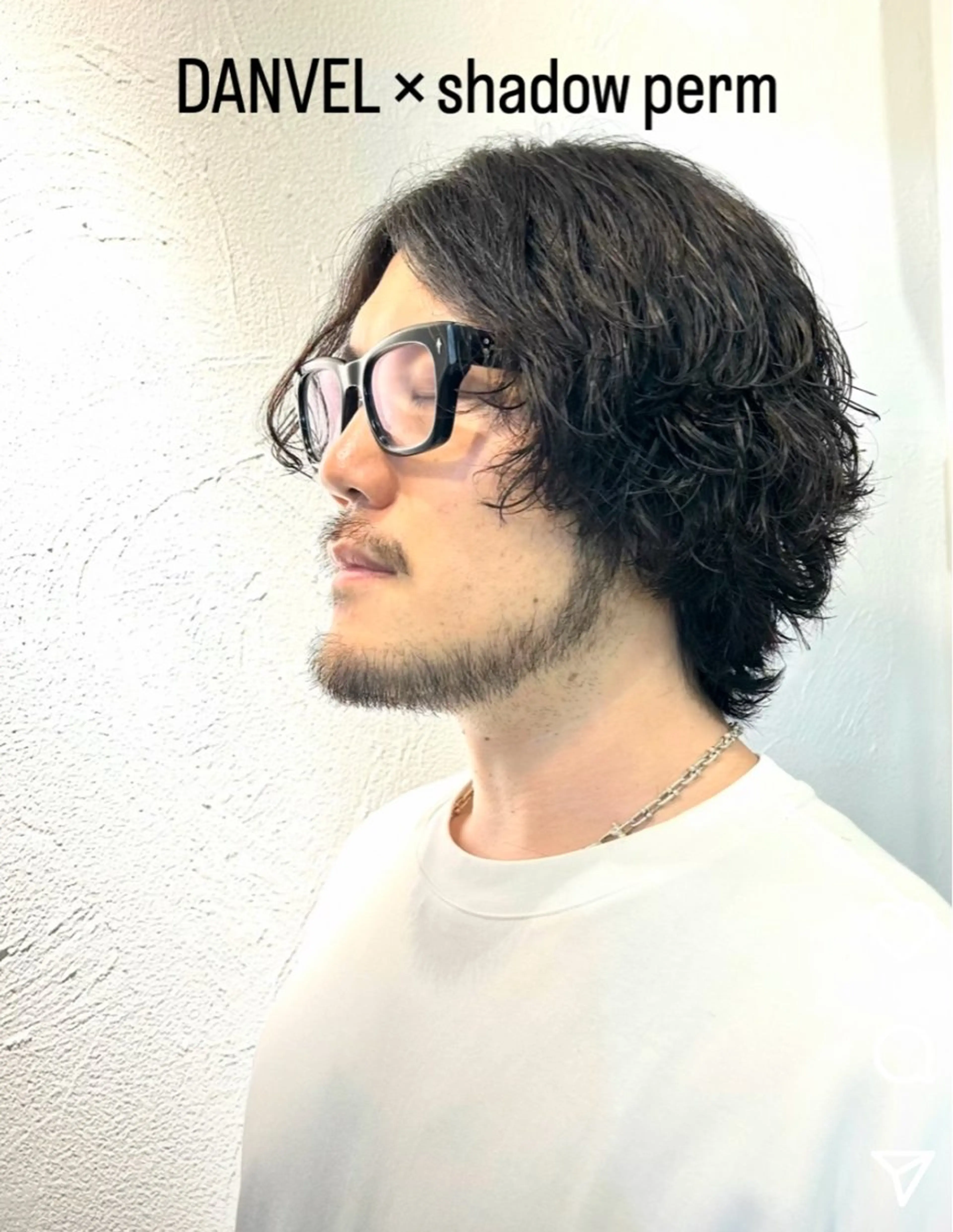 カット＋シャドウパーマの写真