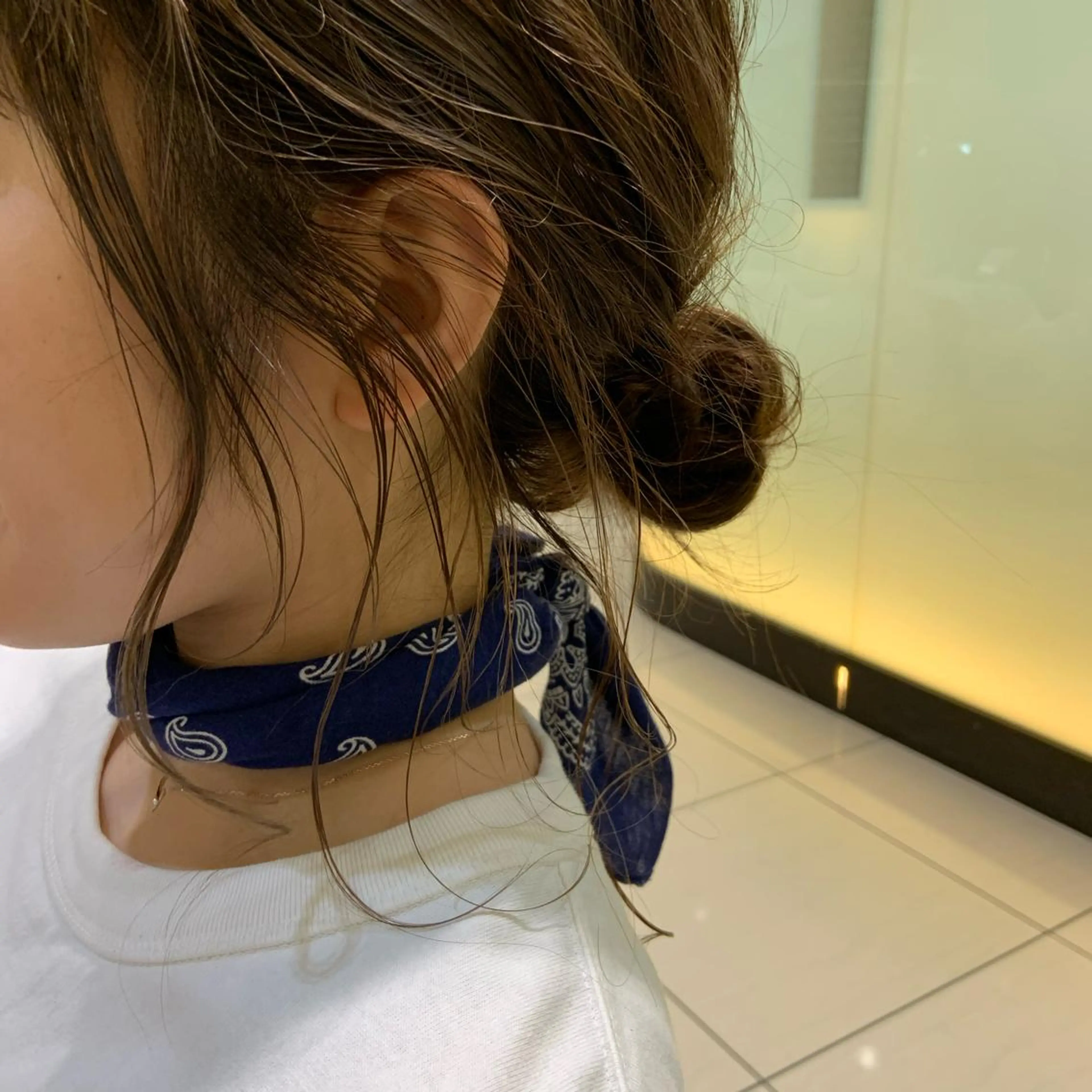 ロング タンバルモリパーマ 礒井メンキのヘアスタイル