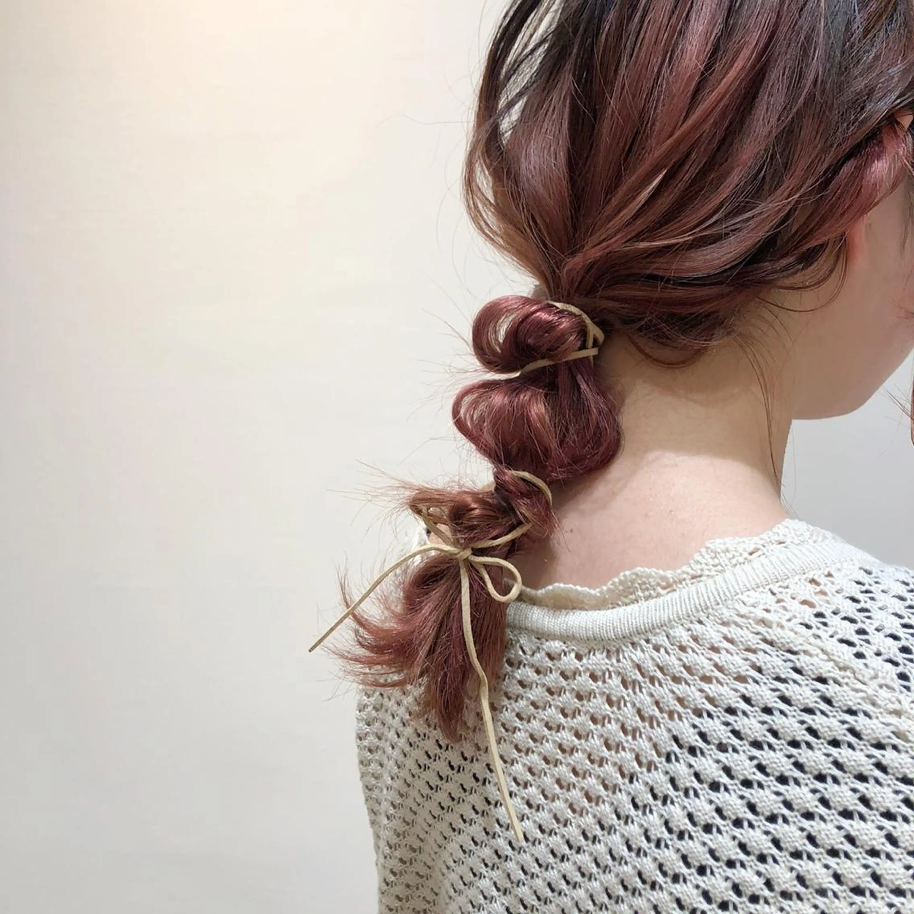 ミディアム ヘアアレンジ 吉原 由菜のヘアスタイル