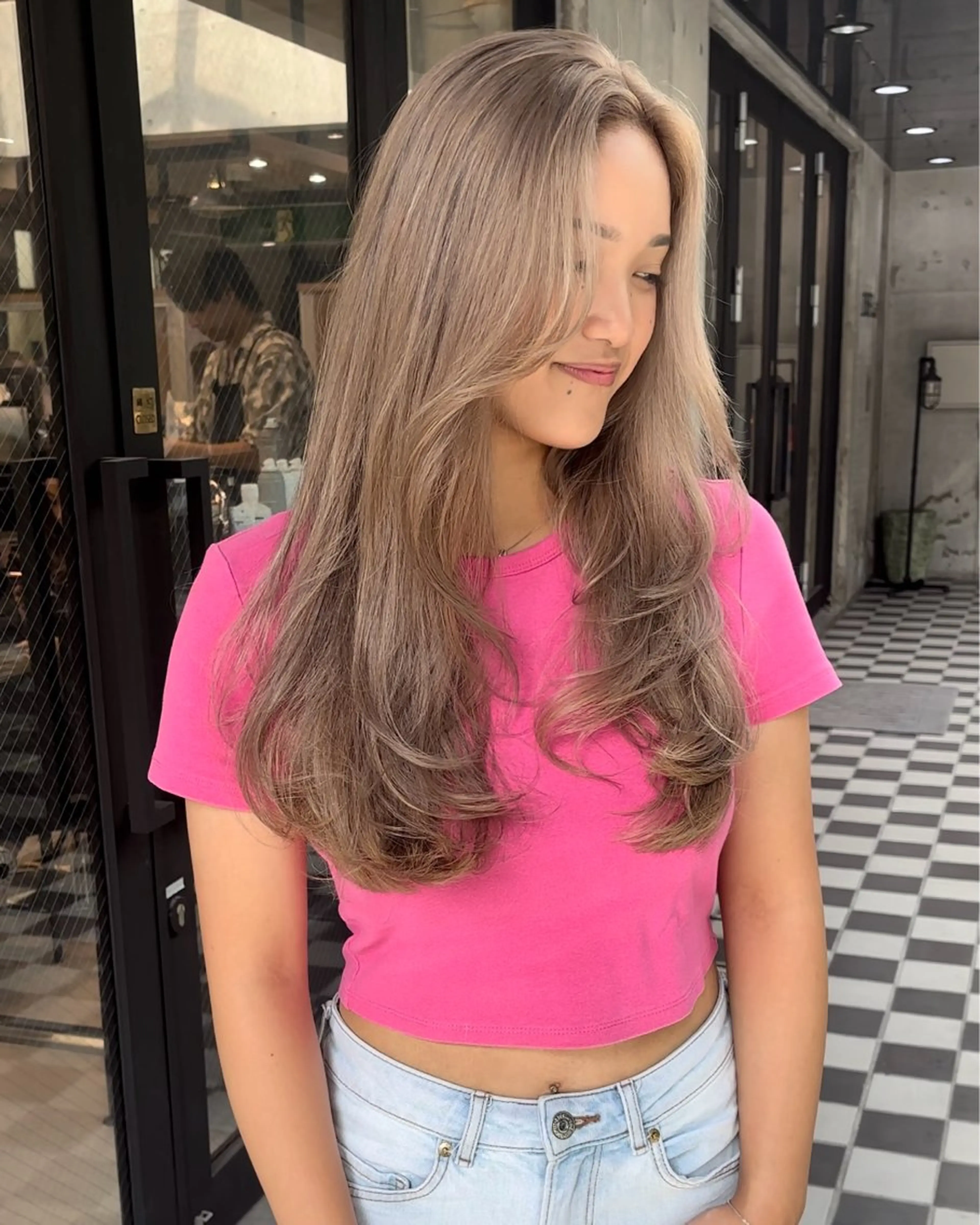 ロング カラー ヘアカラー トリートメント 🌺KANA🇺🇸 海外トレンドヘアのヘアスタイル
