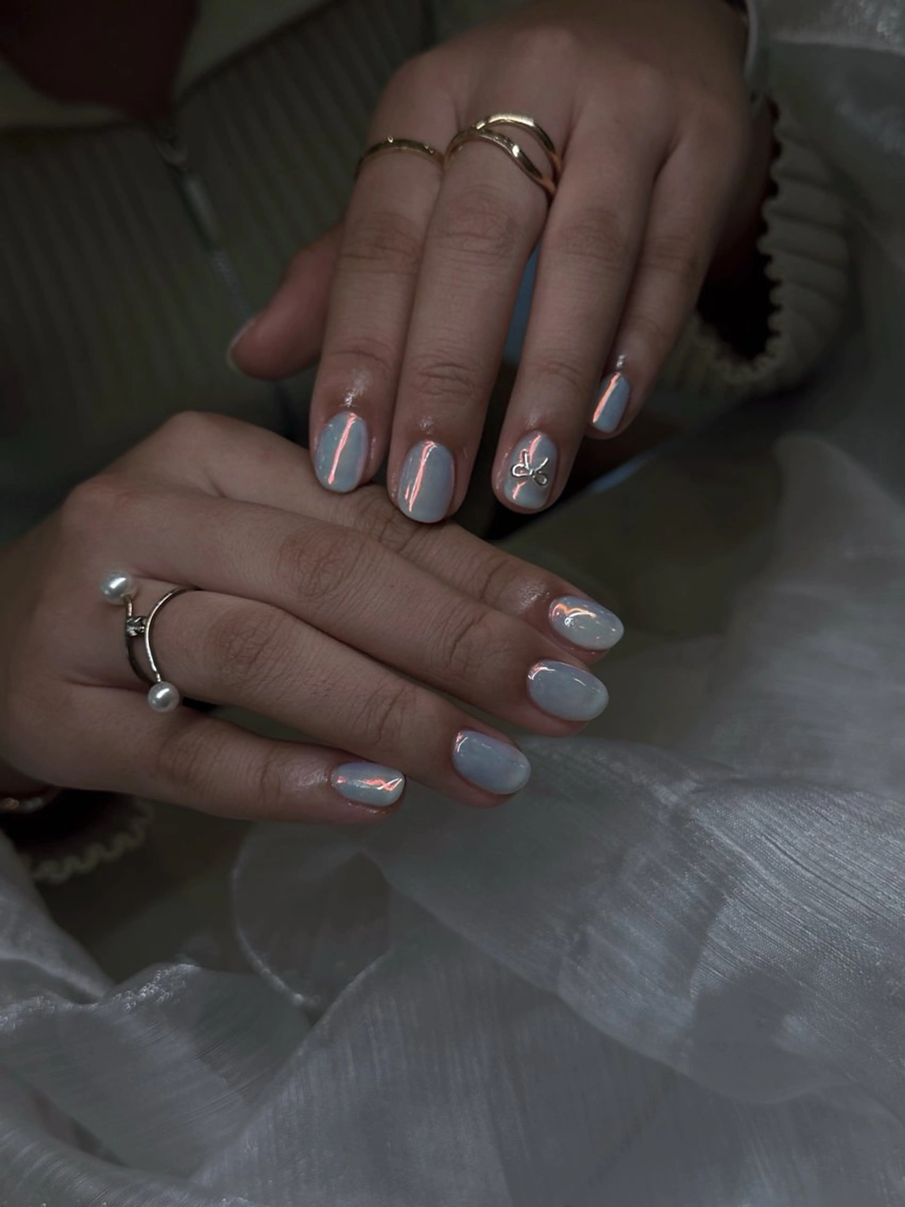 ネイル フットネイル ジェルネイル マグネットネイル 持ち込み ニュアンスネイル ハンドネイル Miri nail salonのネイルデザイン