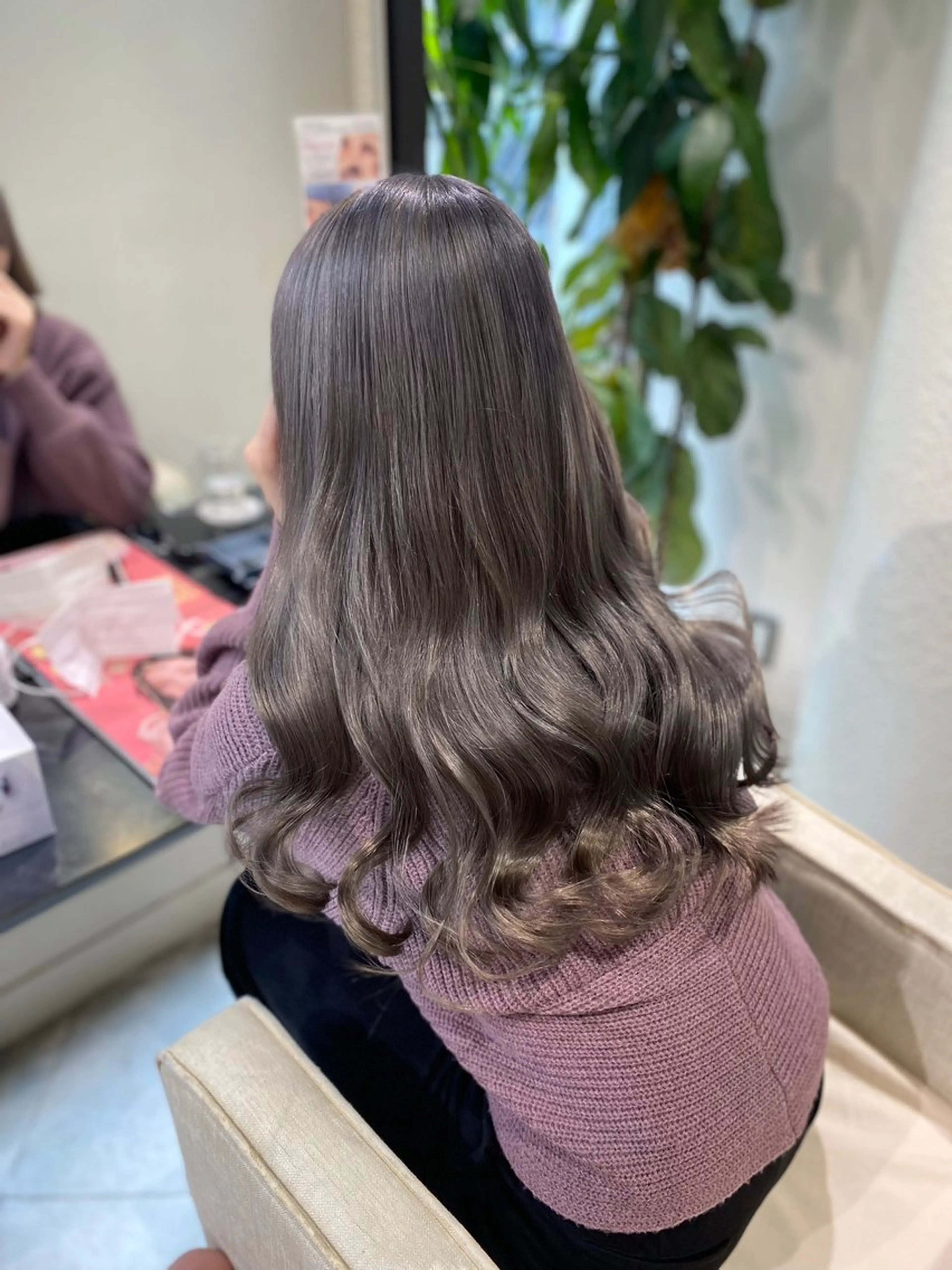 カラー ヘアカラー トリートメント ハイトーン✨艶髪💘 💘 AYANO💘のヘアスタイル