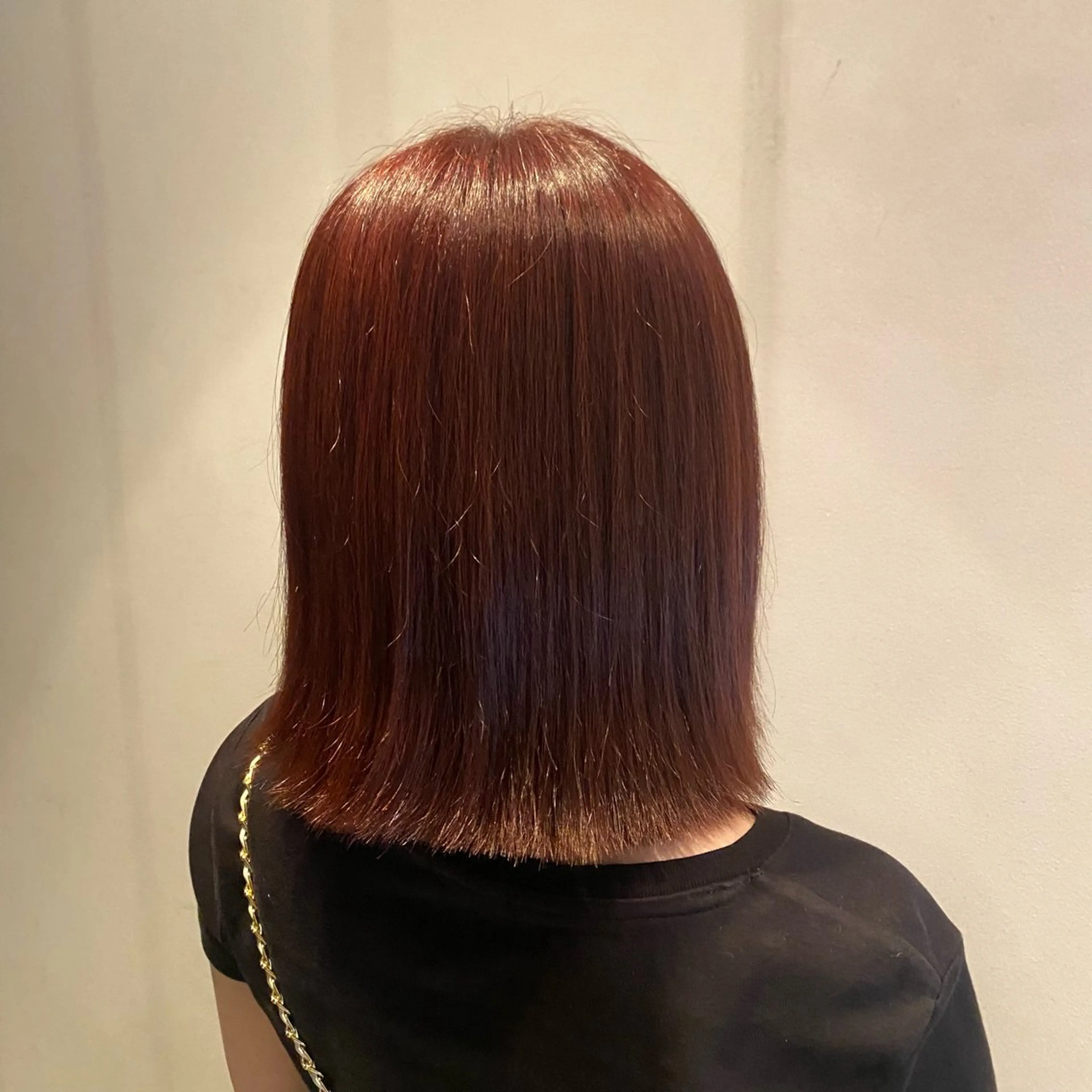 ショート 切りっぱなしボブ ボブ ヘアカラー トリートメント belle / Honoka🧁のヘアスタイル