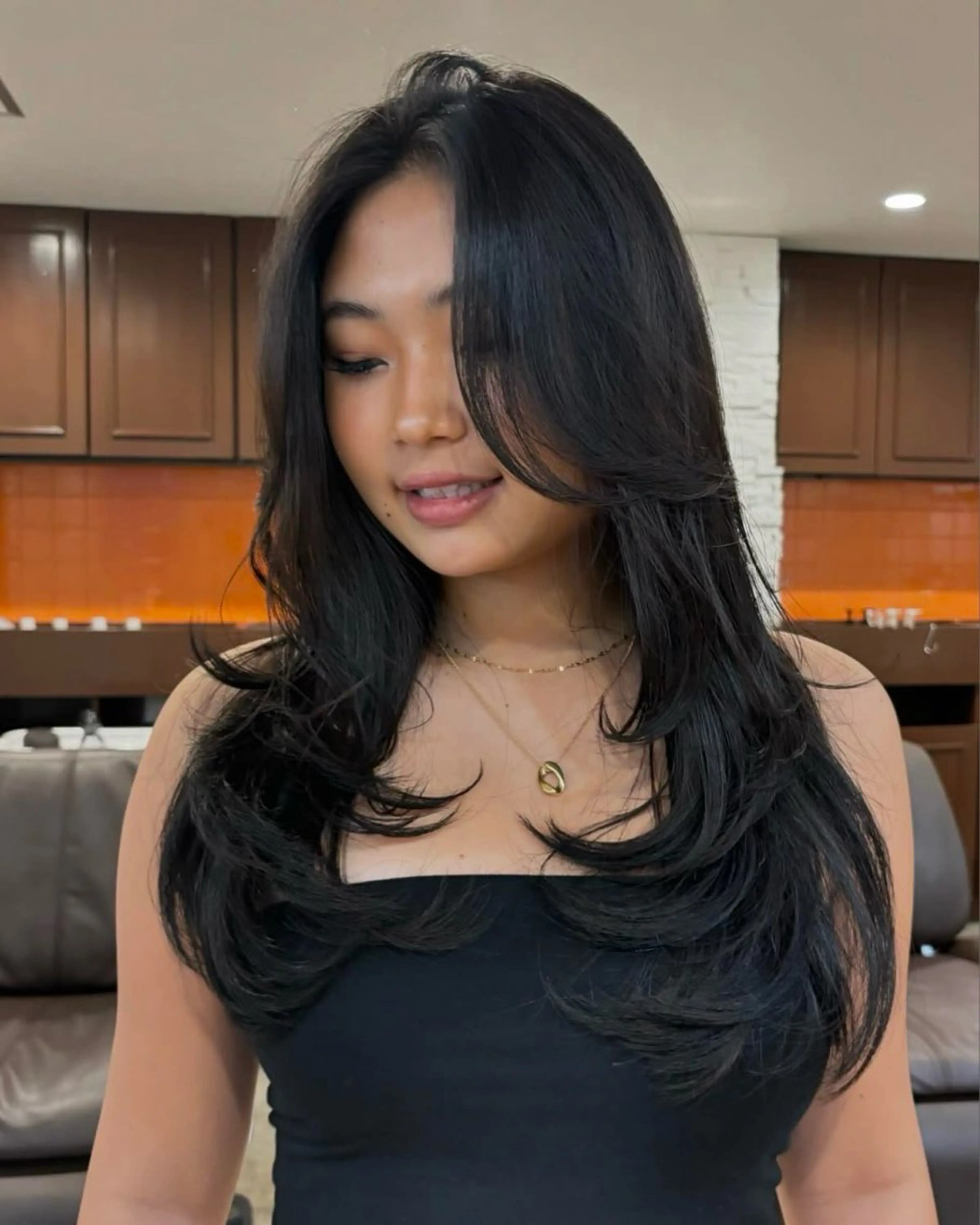 ロング Leverage所属・🗽千田秋菜 海外ヘア🇺🇸のヘアスタイル