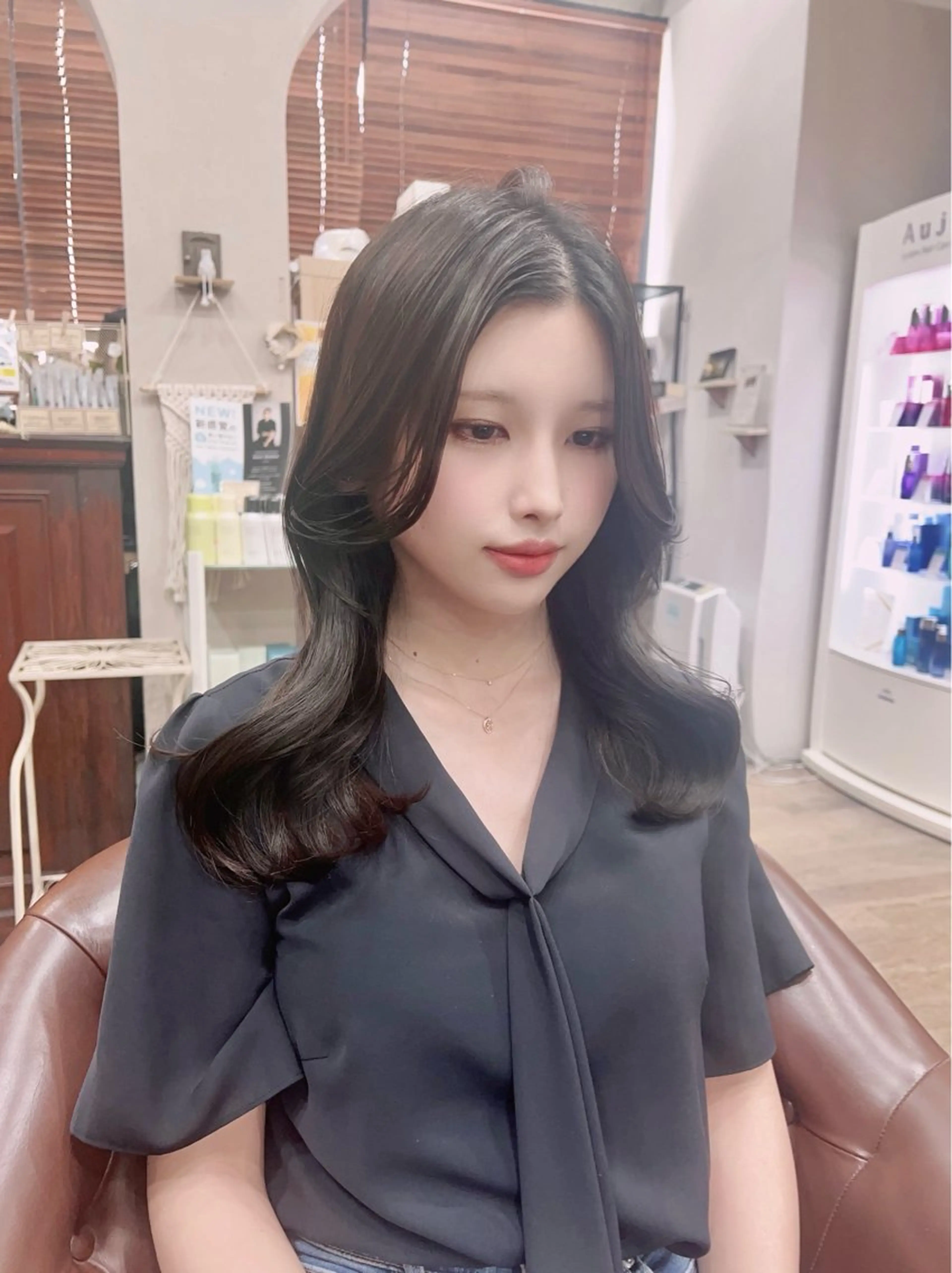 ロング Happiness王寺所属・髪質改善カラー 🫧萩原のヘアスタイル