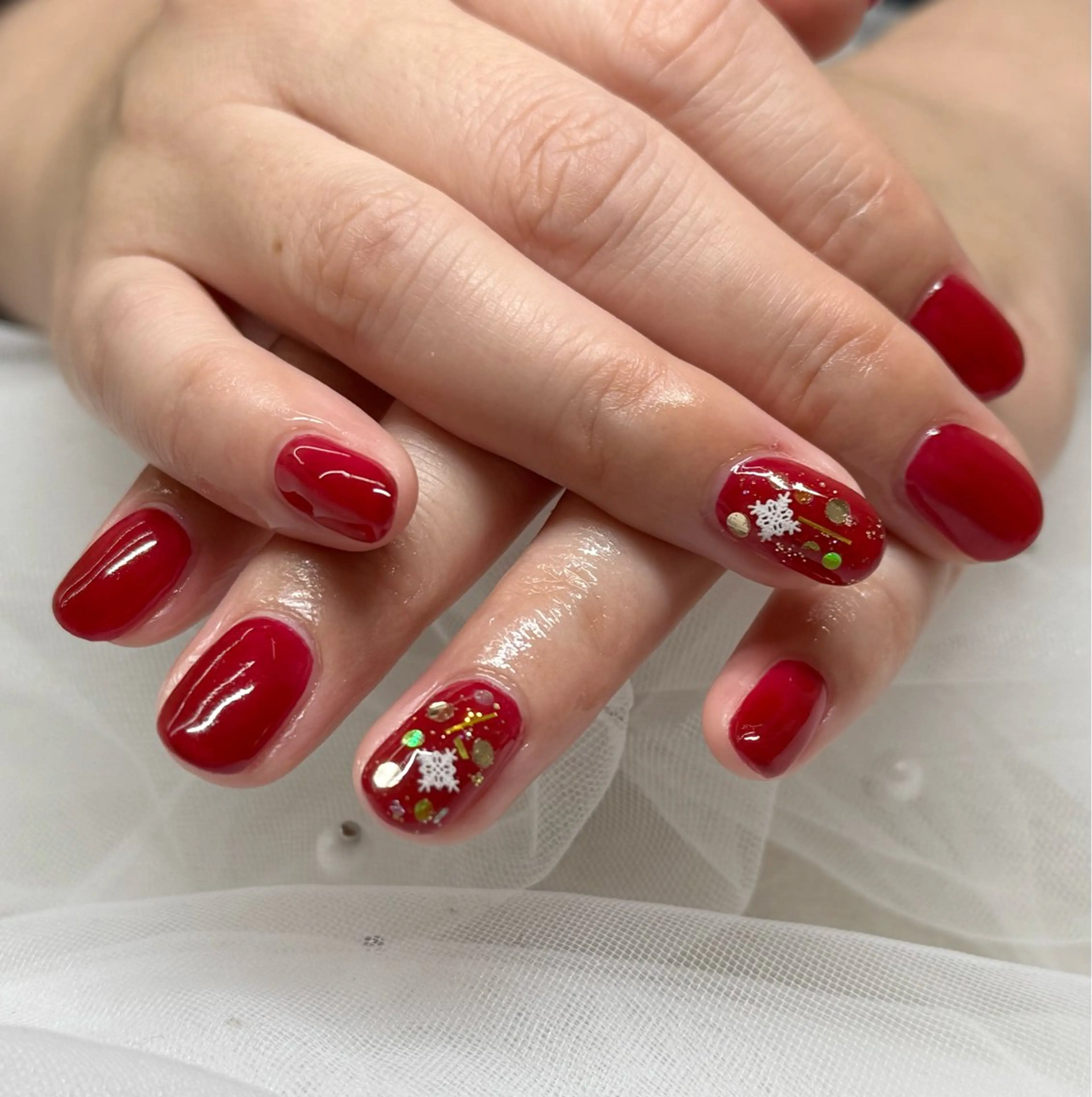 ネイル アートネイル 冬ネイル クリスマス salone Regina 【サローネ　レジーナ】所属・Regina Marinaのネイルデザイン