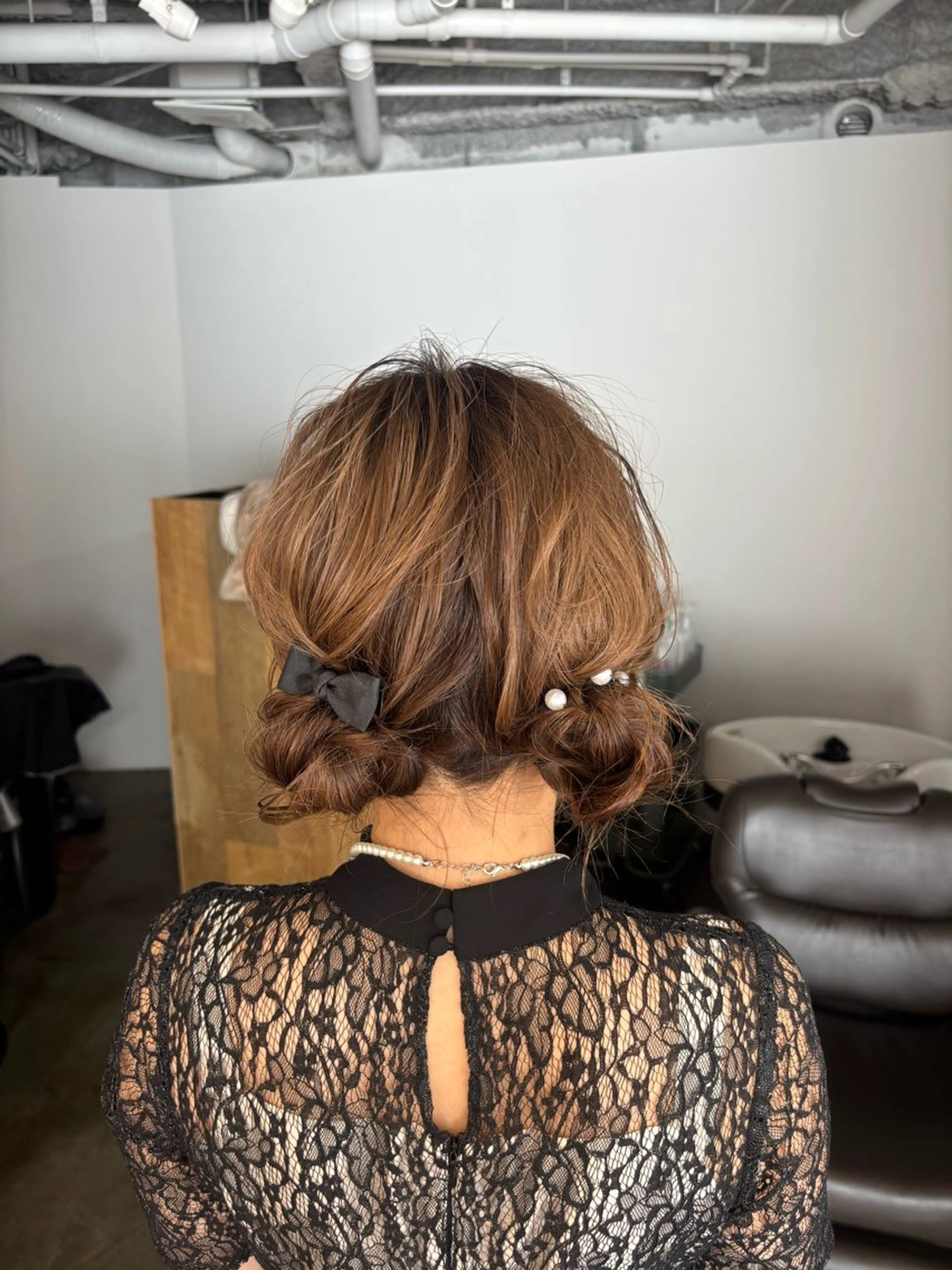 早朝ご予約可能✨🌠💎結婚式のお呼ばれセット お出かけ前のヘアセット💎🌠✨ 可愛くふわふわにお仕上げします🍀🫶の写真