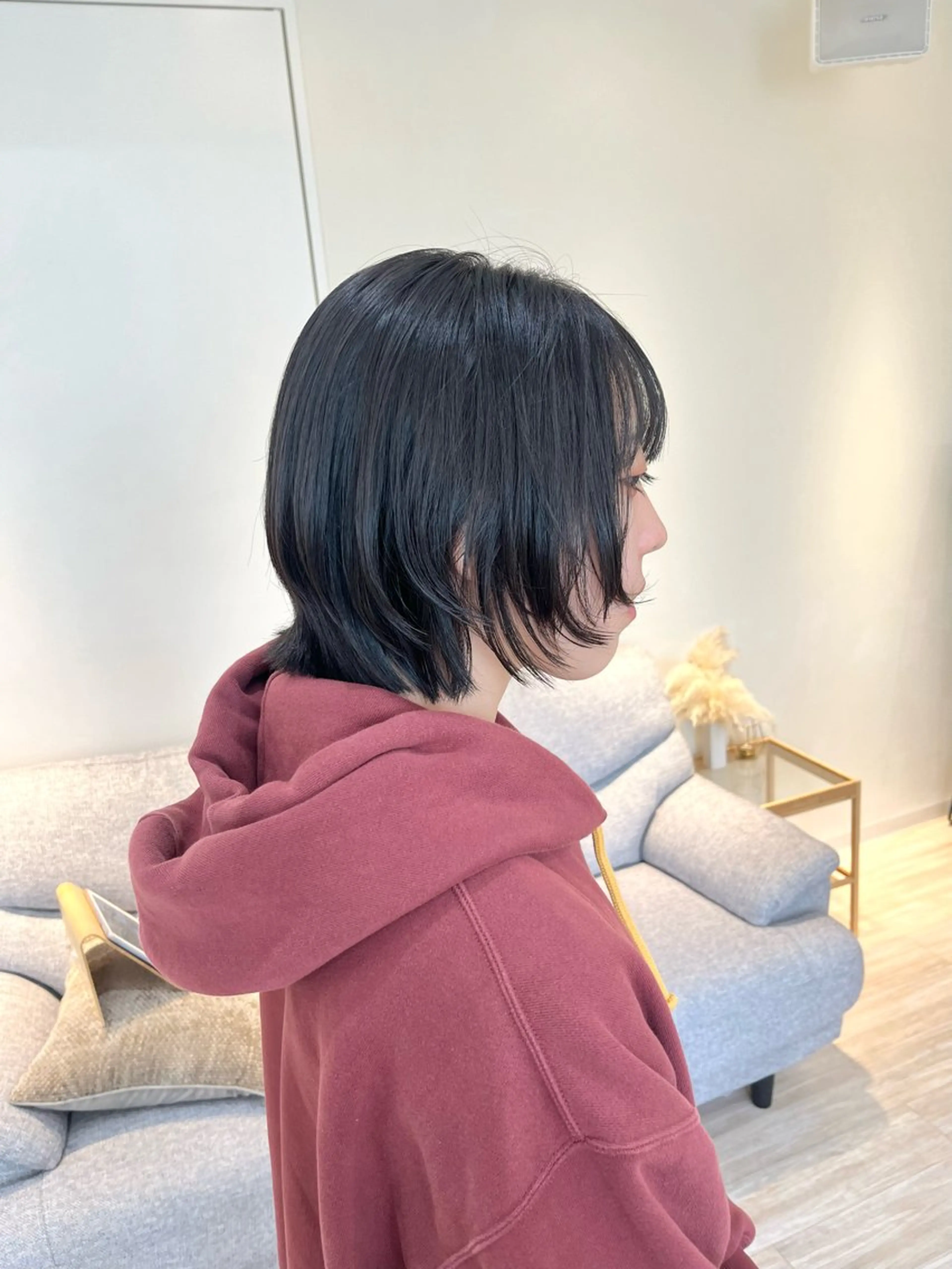 ショート パーマ カット 縮毛矯正 トリートメント Kuku所属・つぼみ/パーマ ／レイヤー／ボブのヘアスタイル