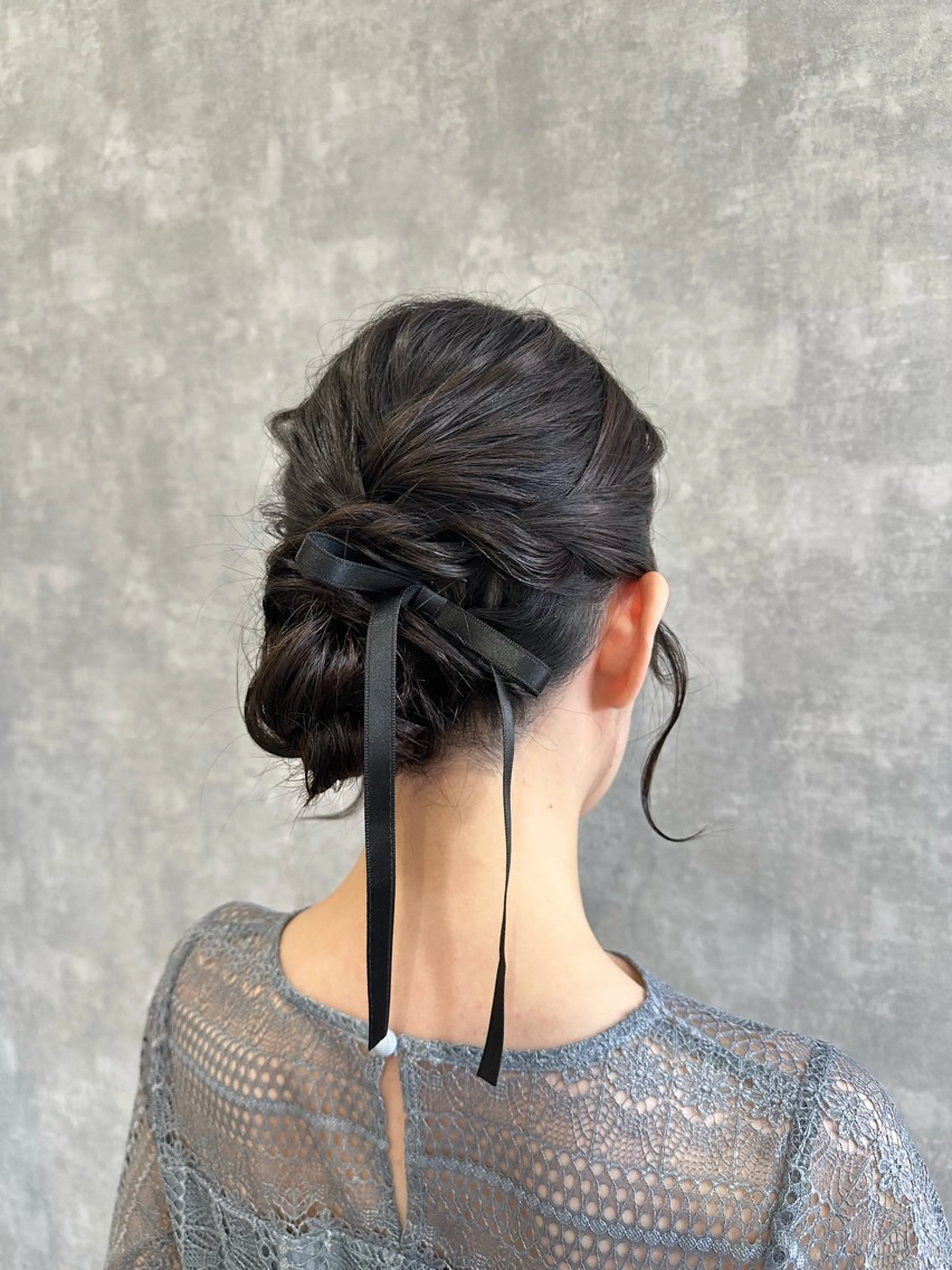 ロング ヘアアレンジ 髪飾り ヘアセット Rangali nanamiのヘアスタイル