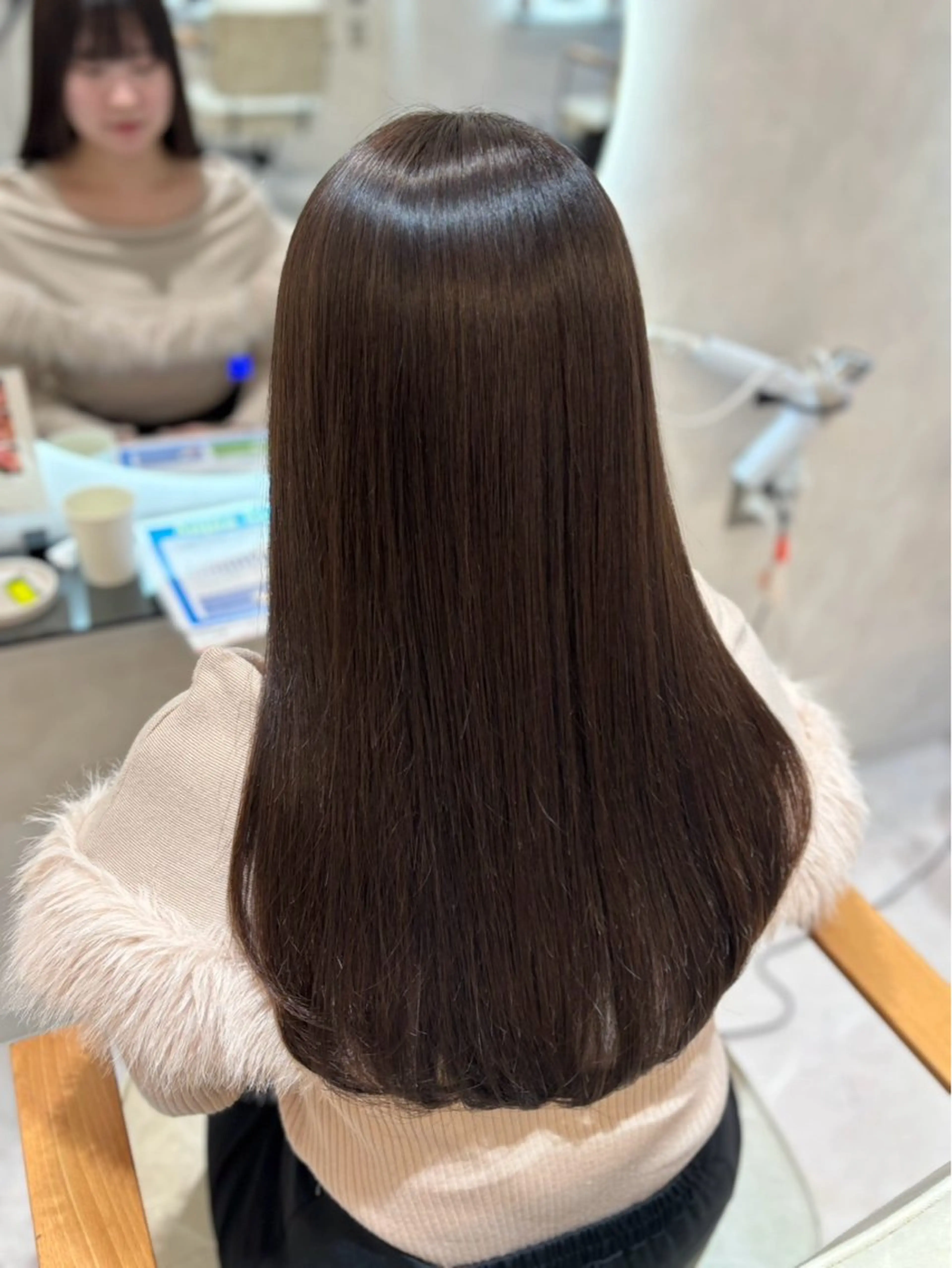 透明感カラー✨️➕メンテナンスカット✁・・・の写真
