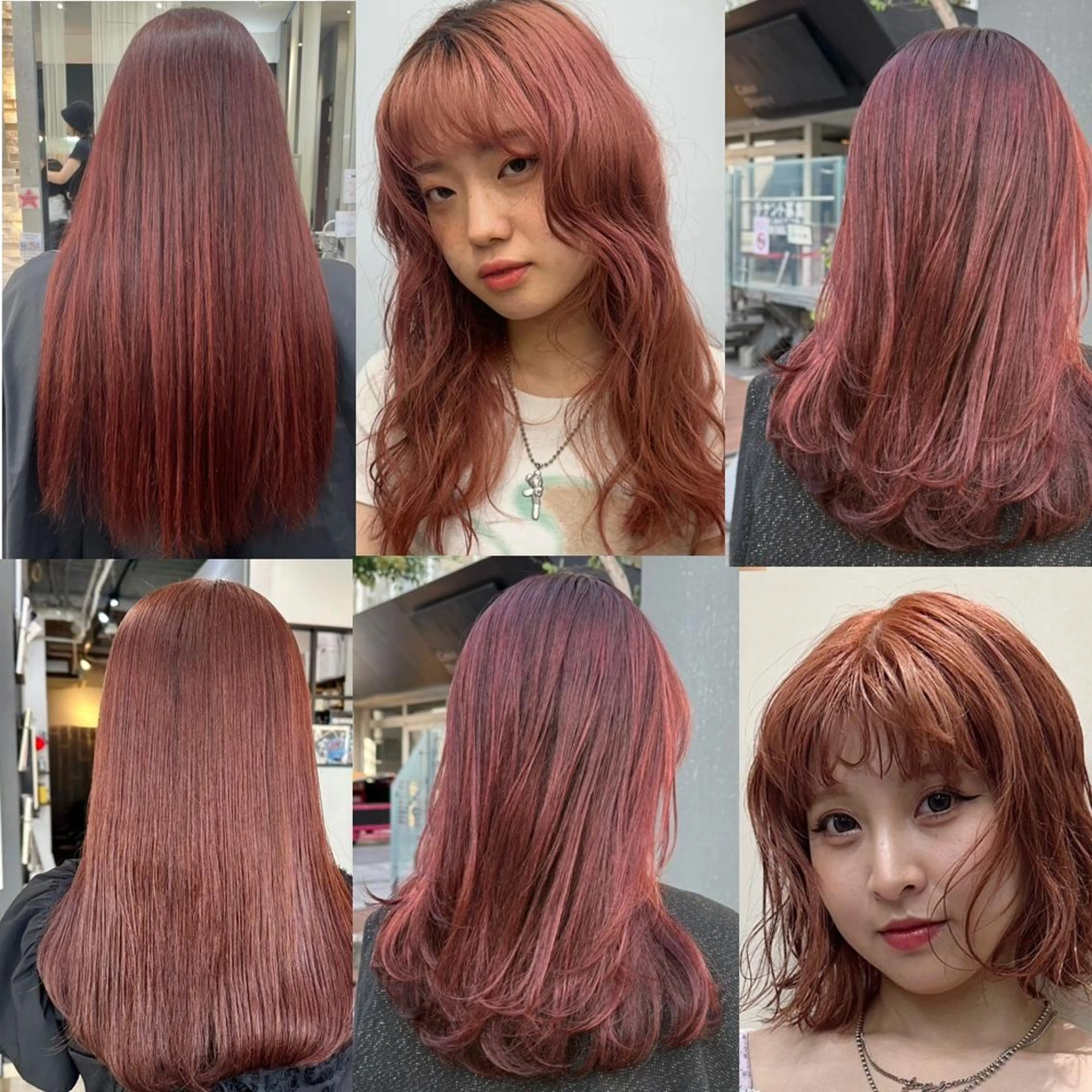 セミロング カラー ピンクカラー レッドカラー 福岡ヘアセット/ 髪質改善/ayaneのヘアスタイル