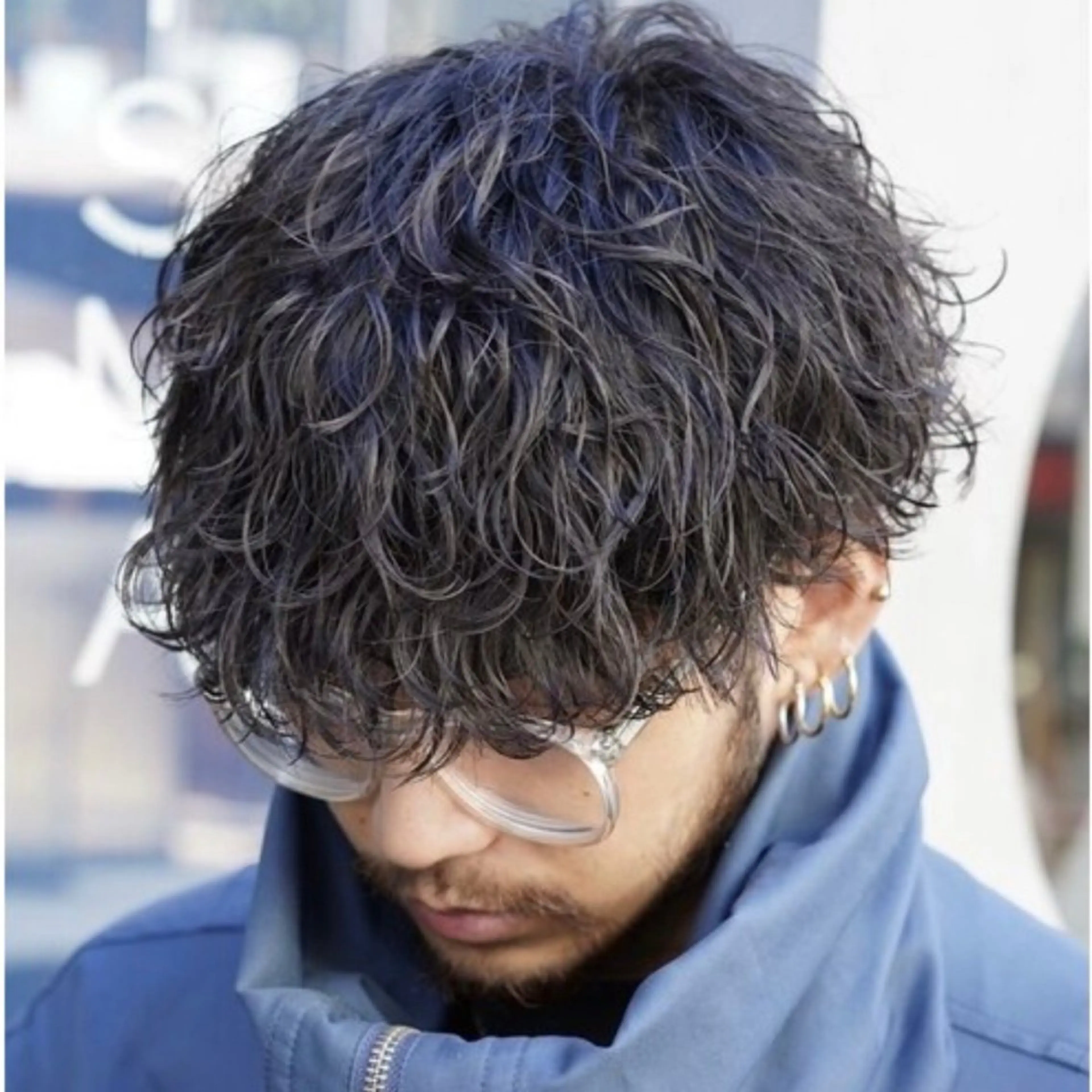 パーマ メンズ カット パーマ 名古屋メンズカラー 特化小林我修のヘアスタイル