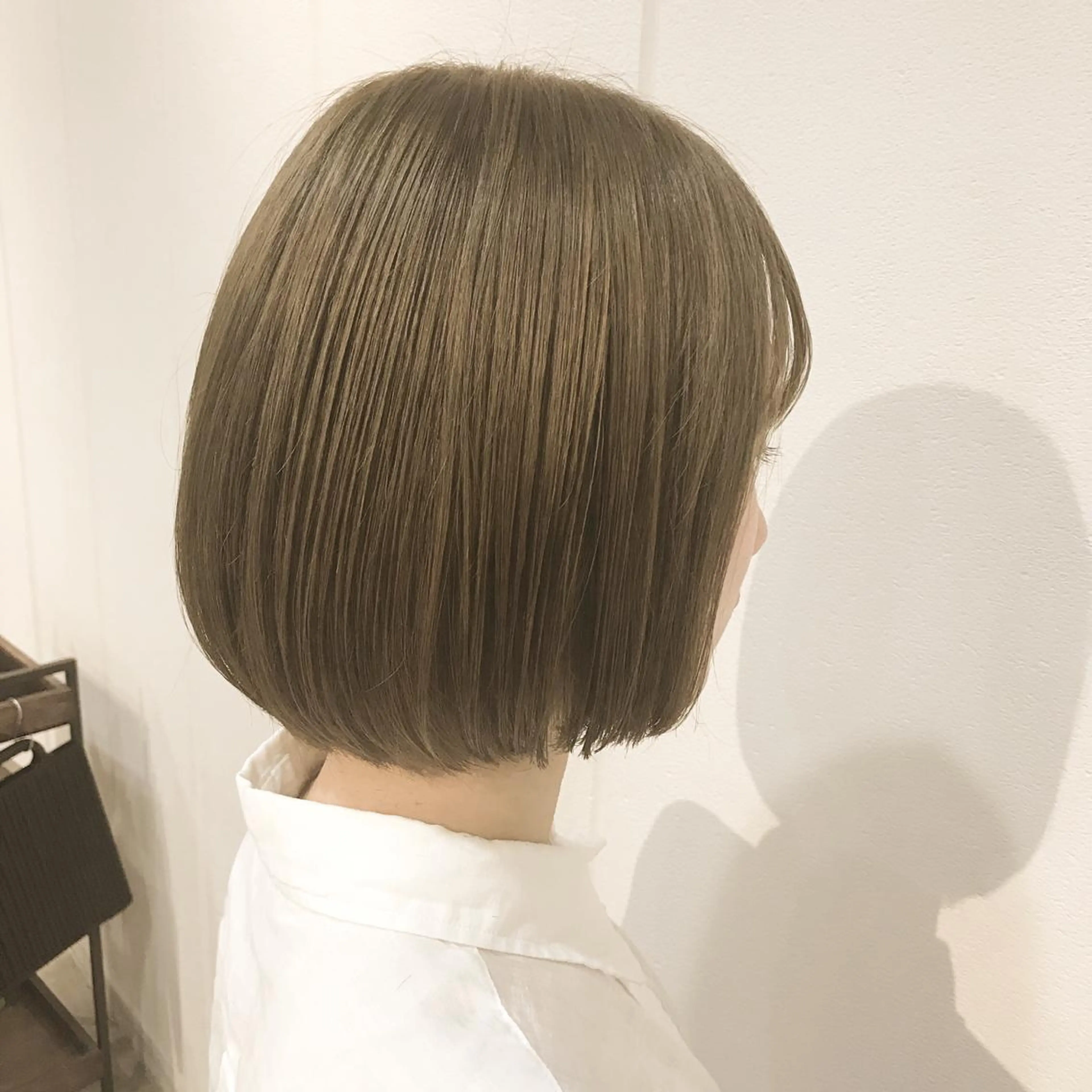 ミディアム カラー ベージュカラー ブリーチ ハイトーンカラー ハイトーンベージュ enne /YUI🥣のヘアスタイル