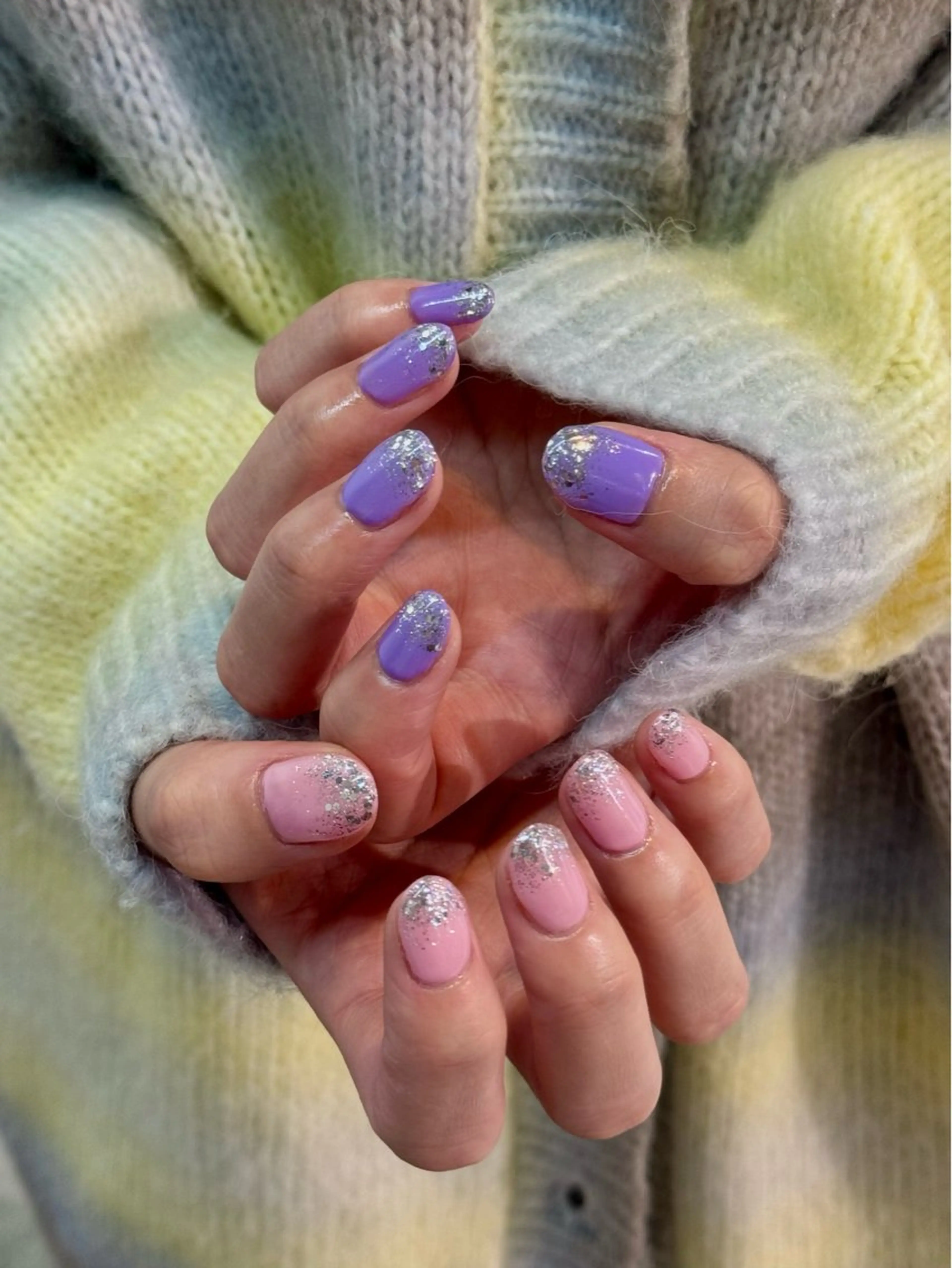 メンズ ネイル ハンドネイル 暖色カラー/nail / miu 🌺❤︎のネイルデザイン