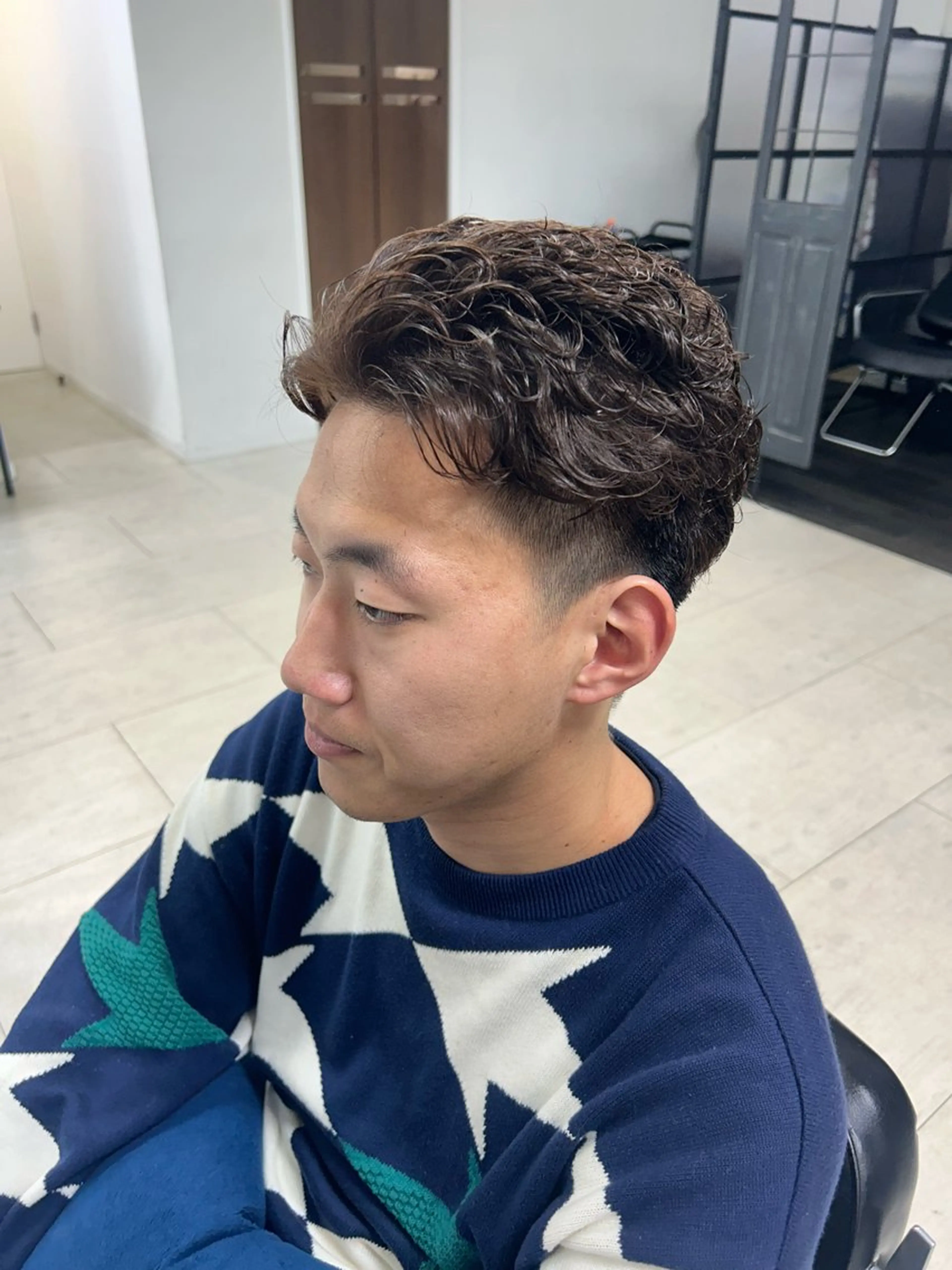 ショート パーマ メンズ メンズパーマ ショートヘア メンズパーマの達人 /タカシマ　ダイスケのヘアスタイル