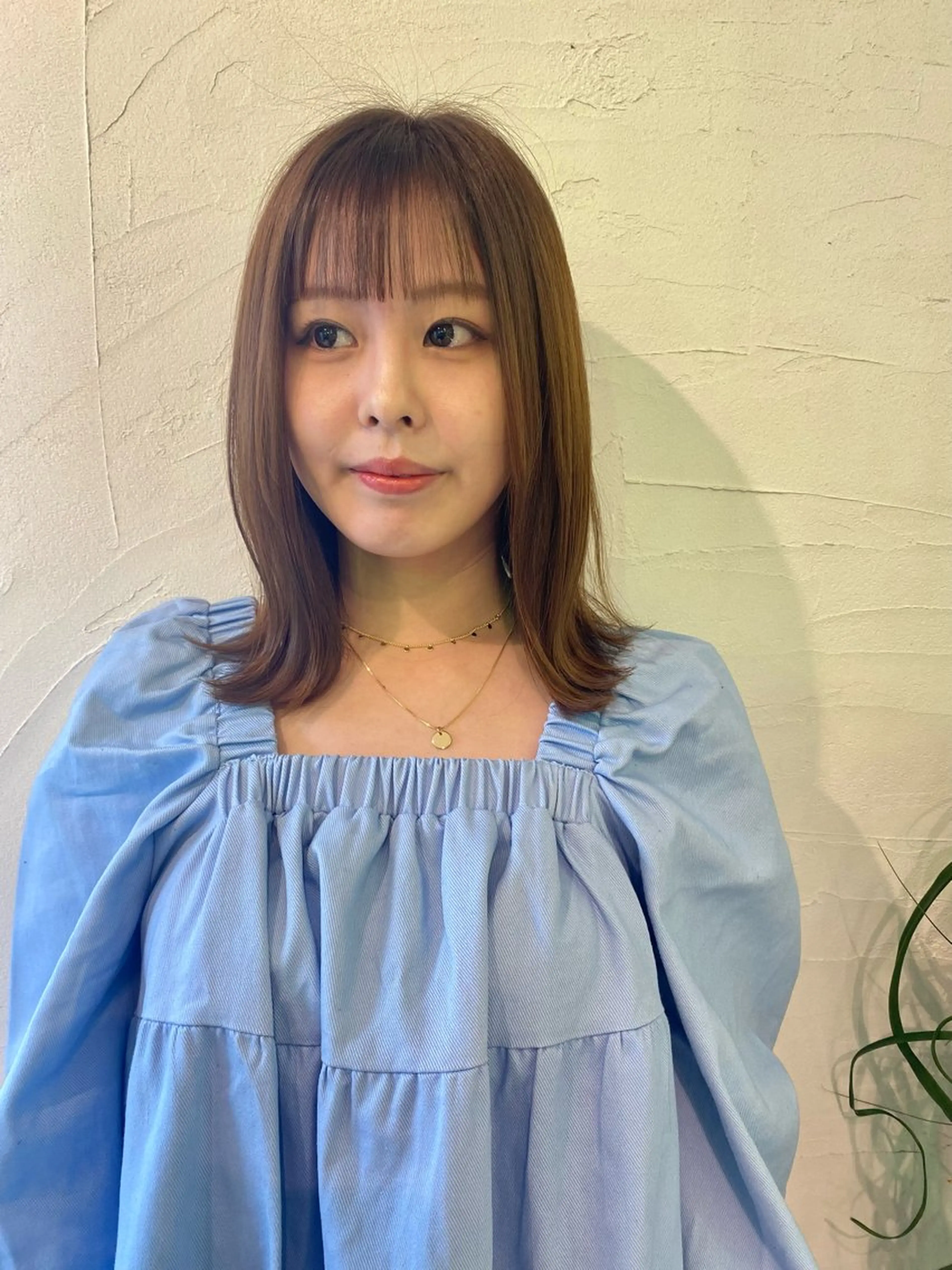 セミロング カラー カット ヘアカラー les baladins du miroir所属・🍃YURI 🍃のヘアスタイル