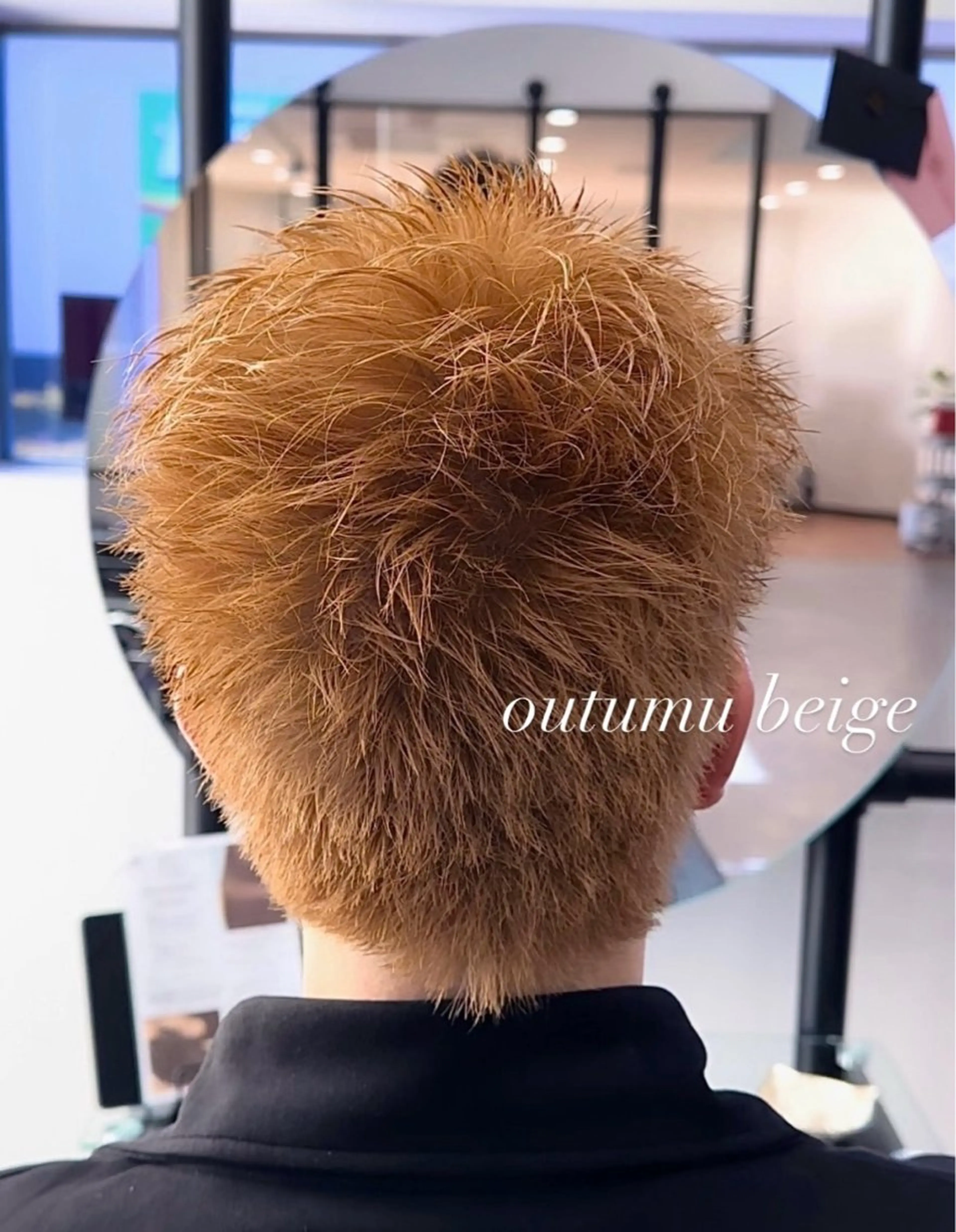 カラー メンズ メンズブリーチ ブリーチ ヘアカラー 暖色系カラー/ ケアブリーチ/竜希のヘアスタイル