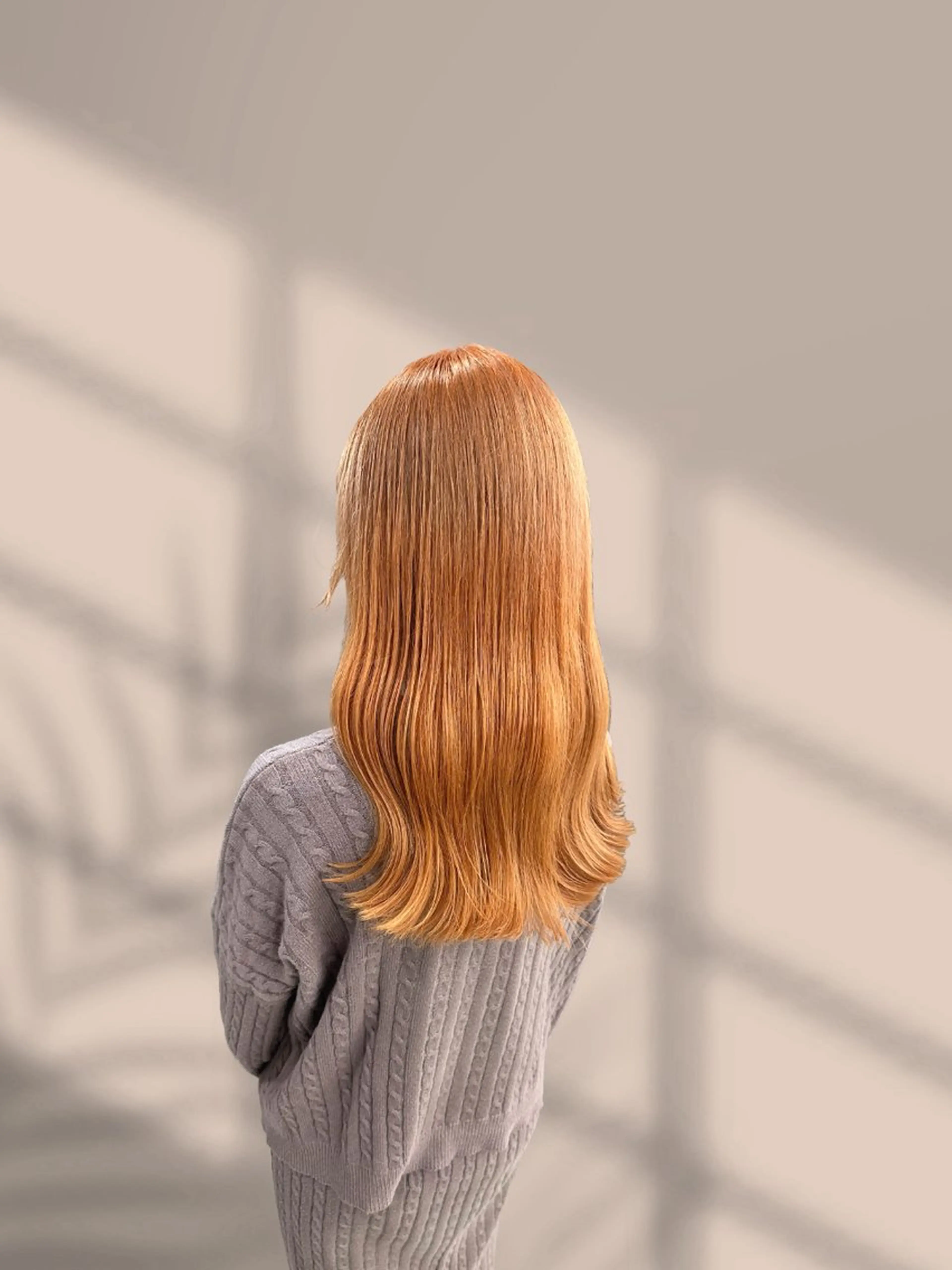 ロング カラー ヘアカラー トリートメント ヘアセット くすみミルクティー／ ブラウン🪡TOWAのヘアスタイル