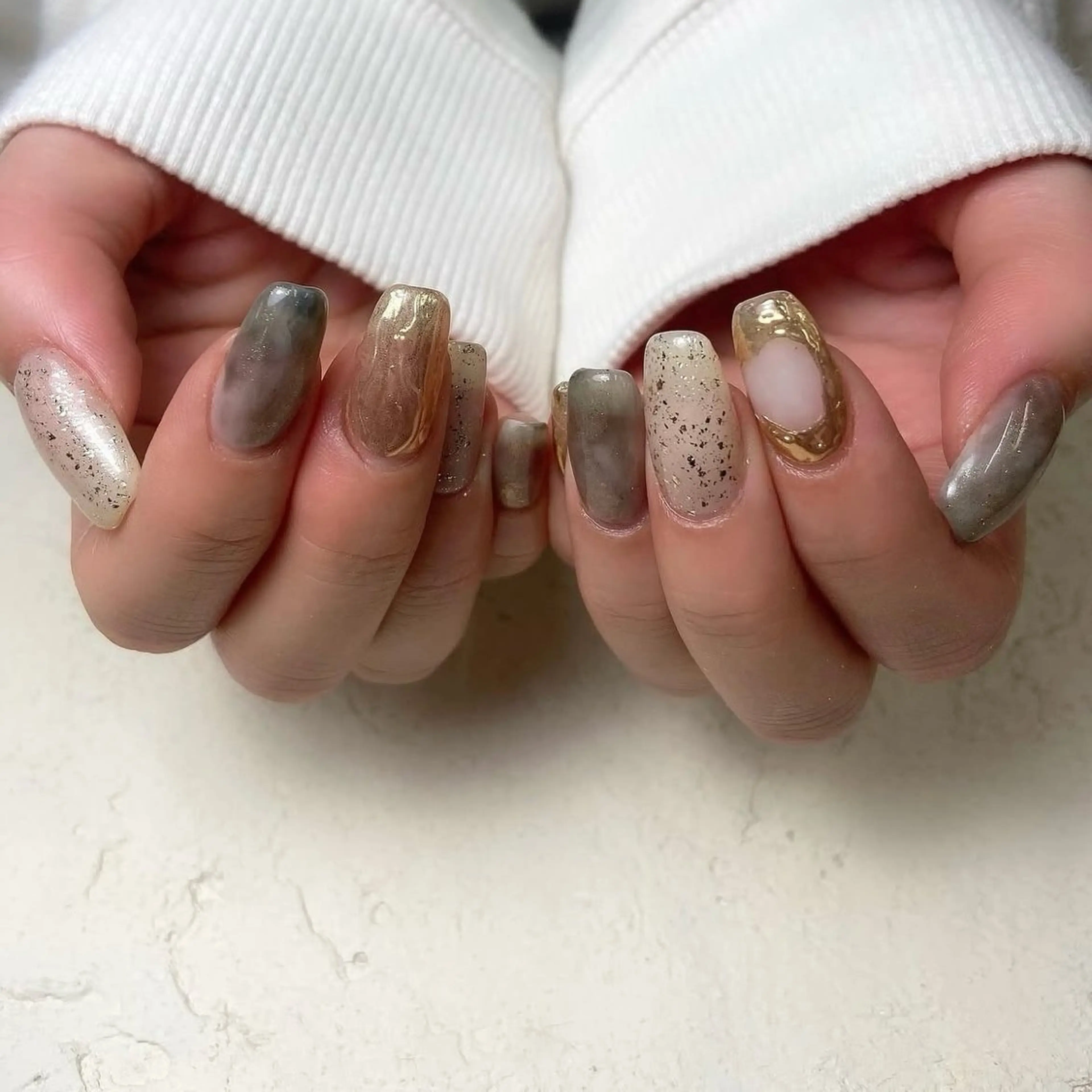ネイル ハンドネイル nuás nail & eyeのネイルデザイン