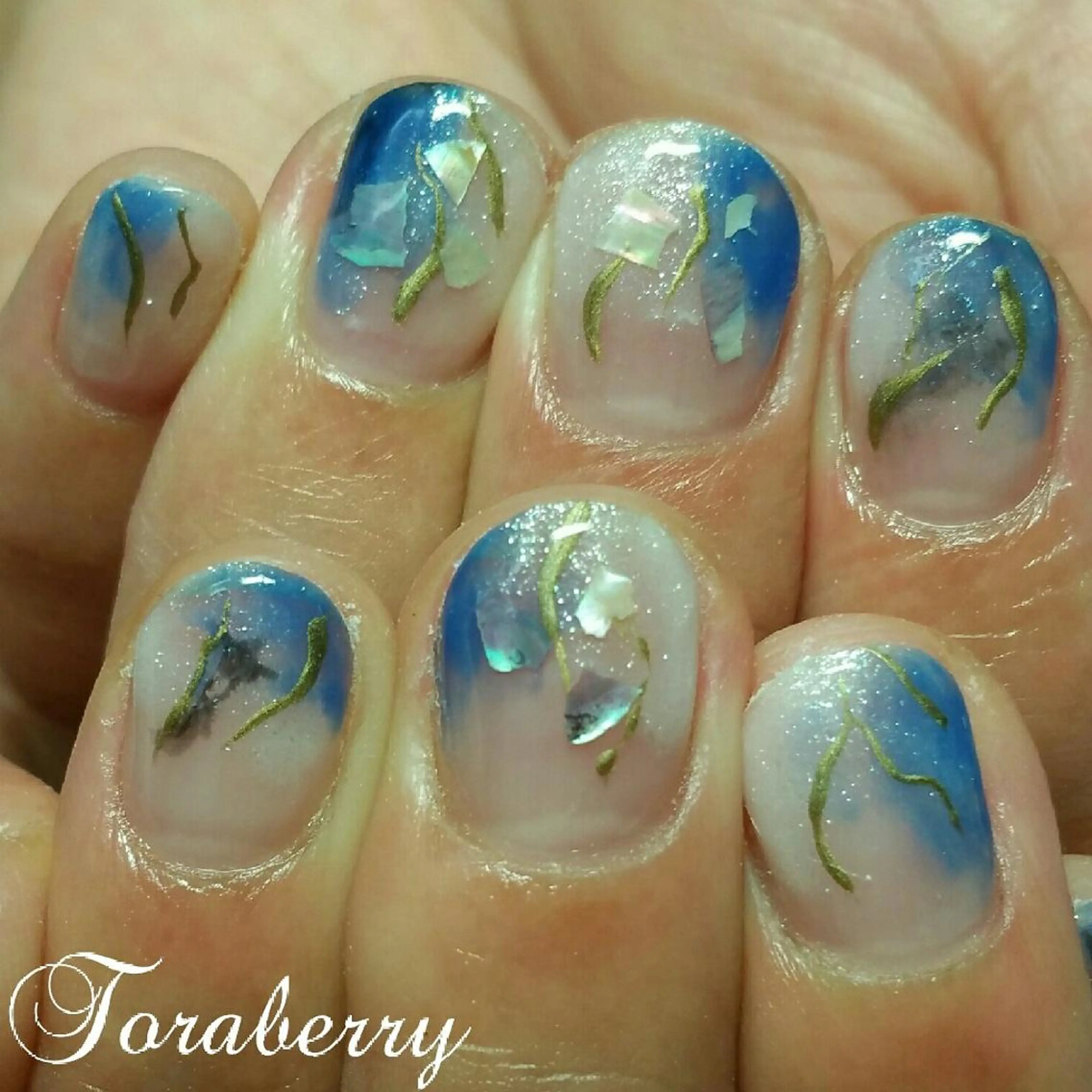 ネイル ニュアンスネイル ネイリスト なつみのネイルデザイン