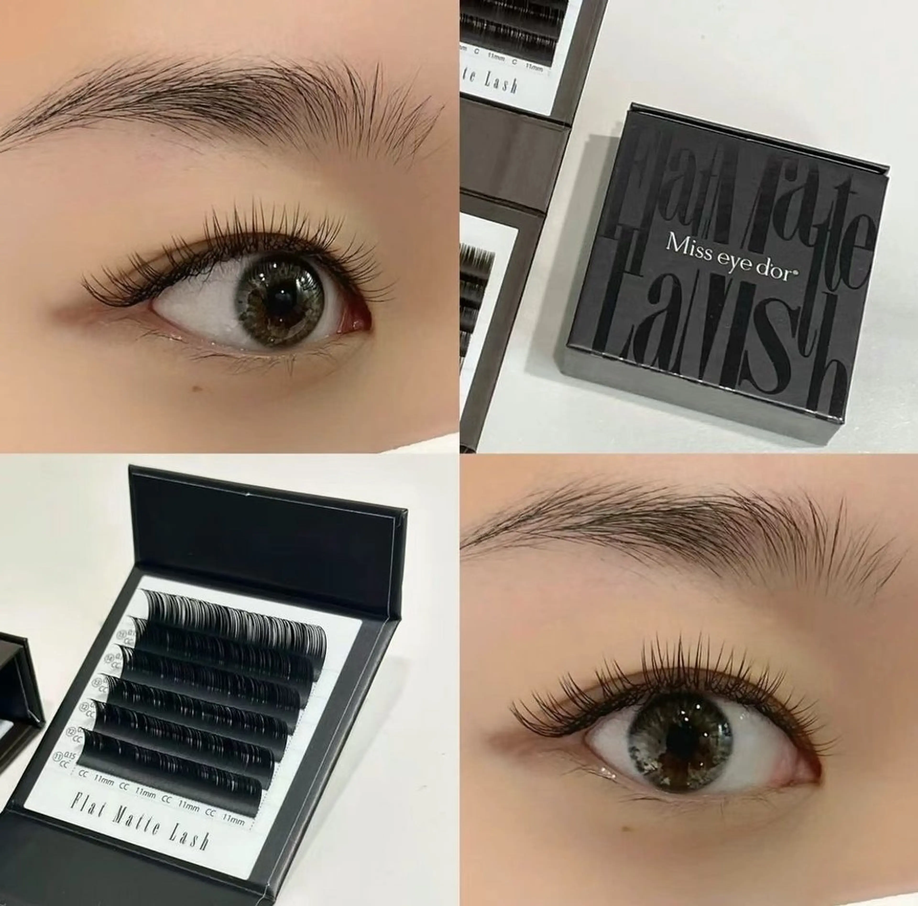 ☆高級品☆【Miss eye d'or×falt】オードリーマットラッシュ★80本　4500！の写真