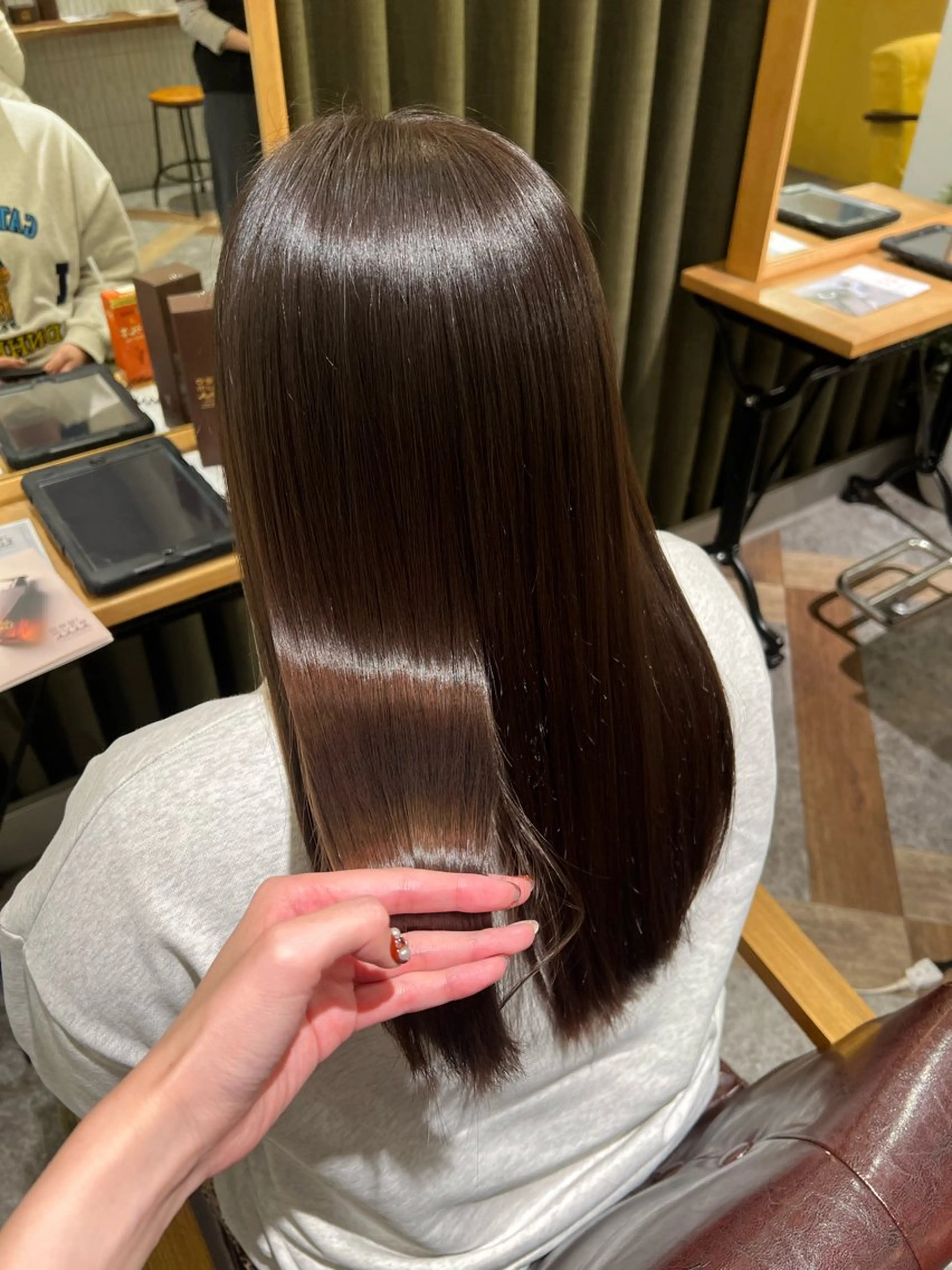 ロング 美容室moon所属・くびれるボブ🤍 松本安奈のヘアスタイル