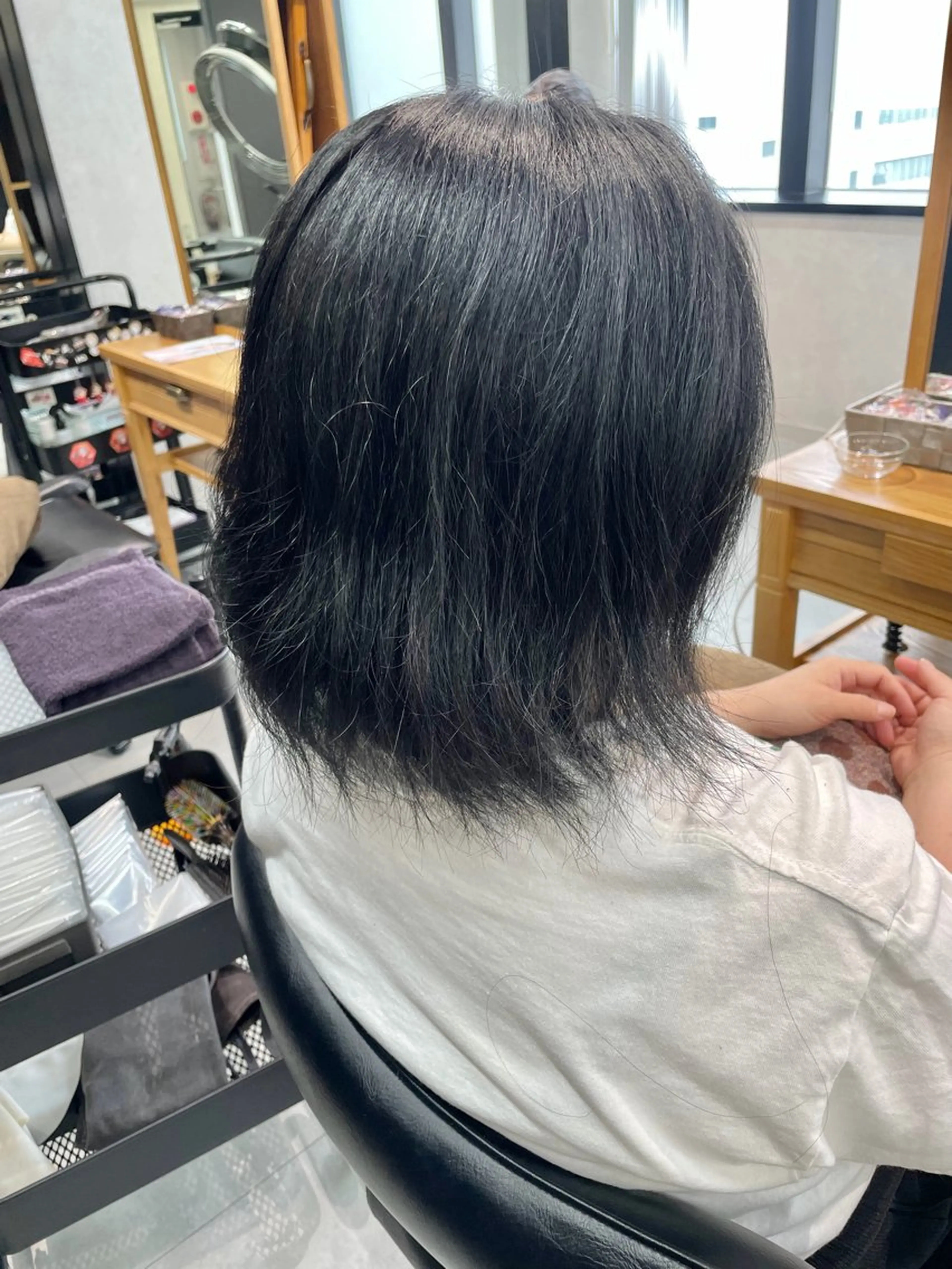 ミディアム 縮毛矯正 トリートメント ✨横須賀髪質改善✨️ 加藤 百音のヘアスタイル