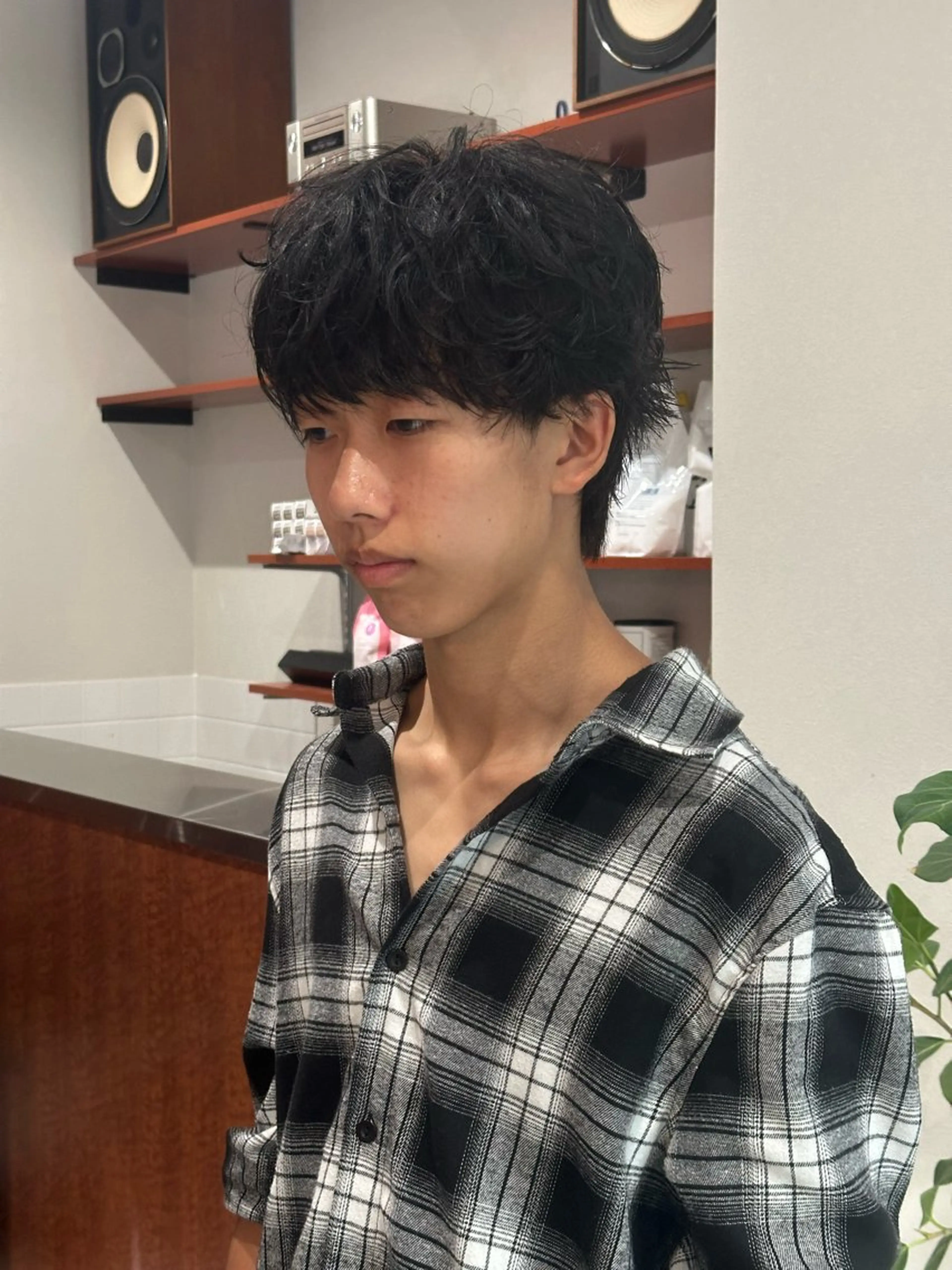 【人気No.2】メンズ骨格補正カット➕眉毛カット(金山駅/メンズ/ツーブロック/ビジネスヘア/フェード/パーマ/眉毛)の写真