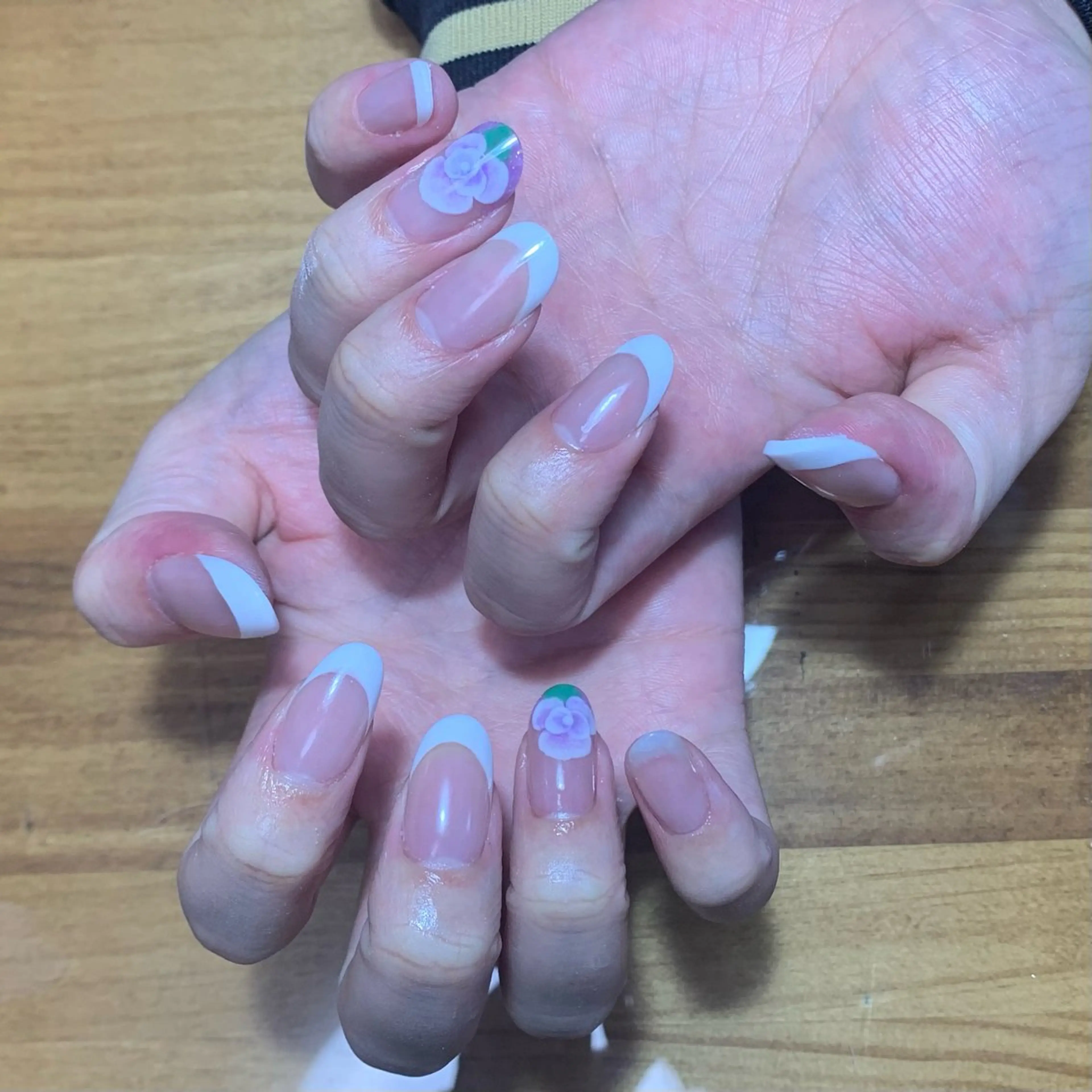 ネイル ⭐︎休業中の練習⭐︎ JNA認定講師髙橋のネイルデザイン