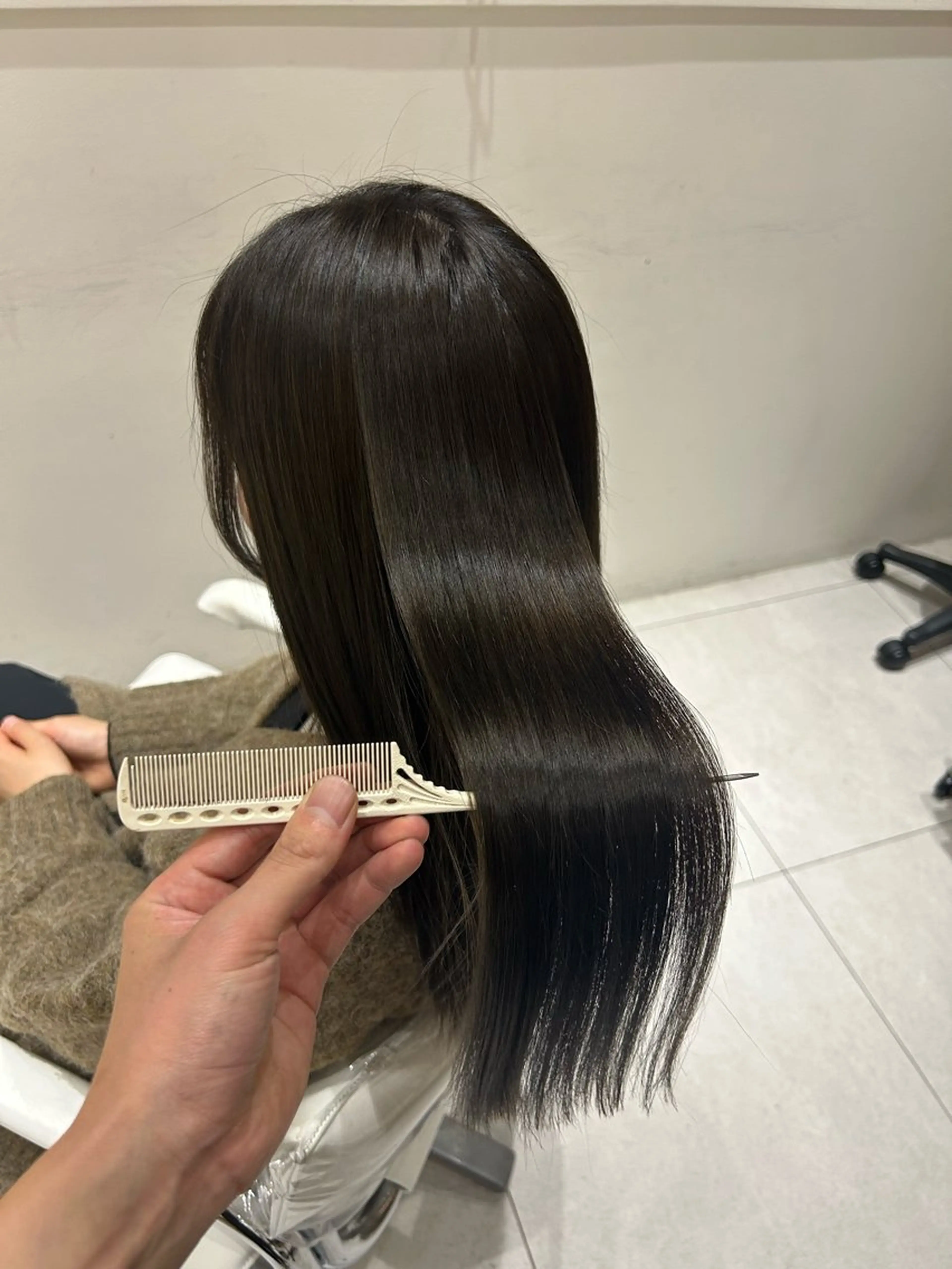 ロング トリートメント 美髪矯正 蓮のヘアスタイル